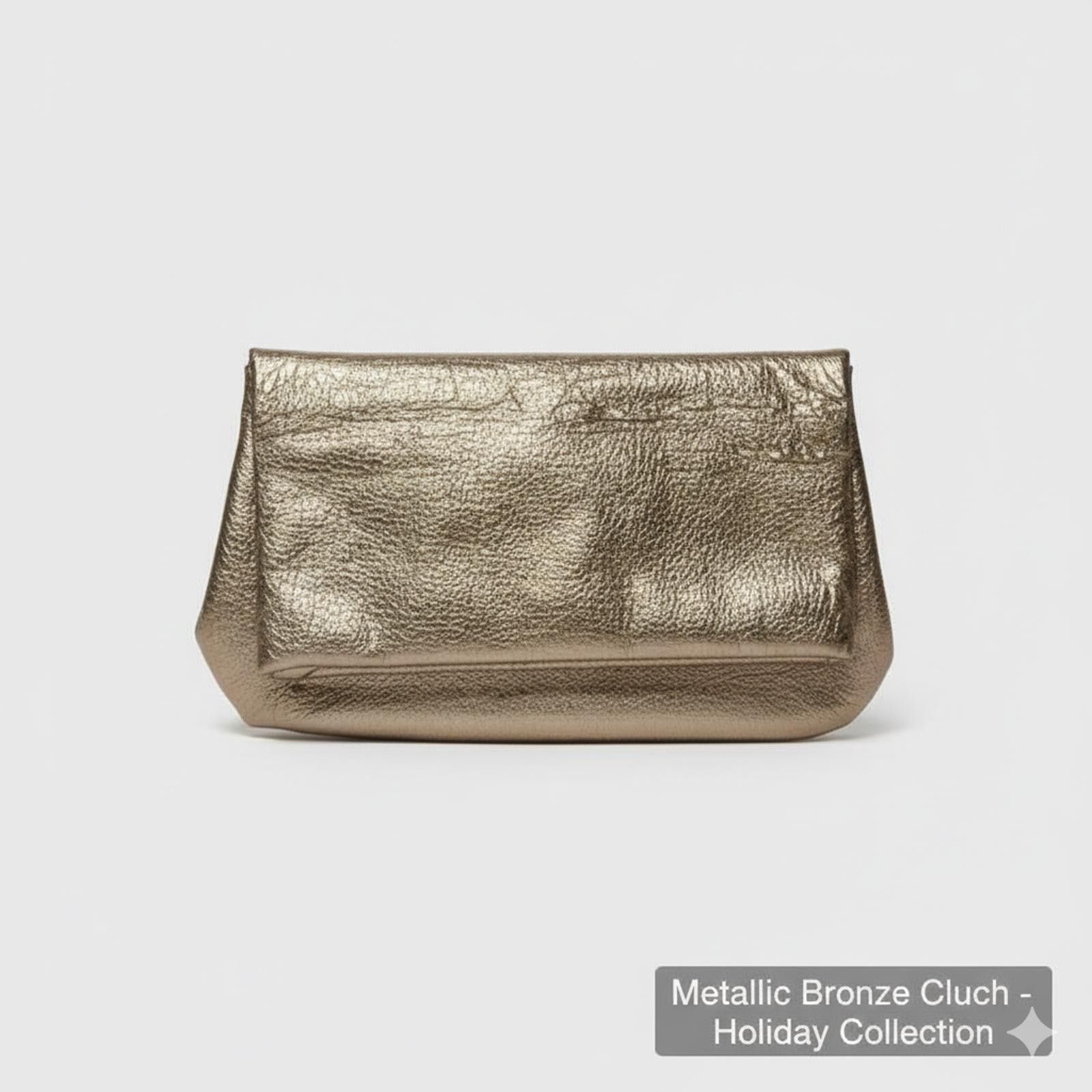 Other Holiday Collection Metallic Bronze Clutch - Elegant Evening Size ONE SIZE - 1 Thumbnail