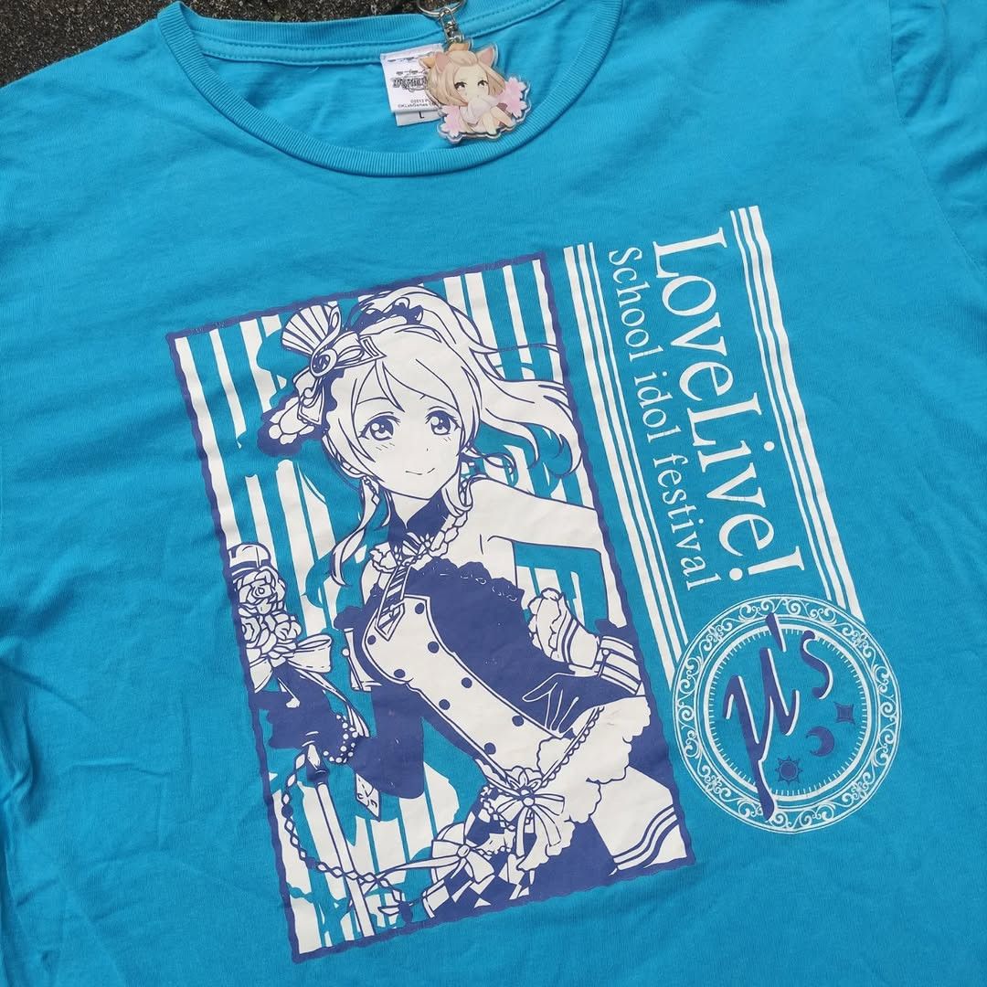 Anime Love Live Eli Ayase Anime Tee Size US L / EU 52-54 / 3 - 4 Thumbnail
