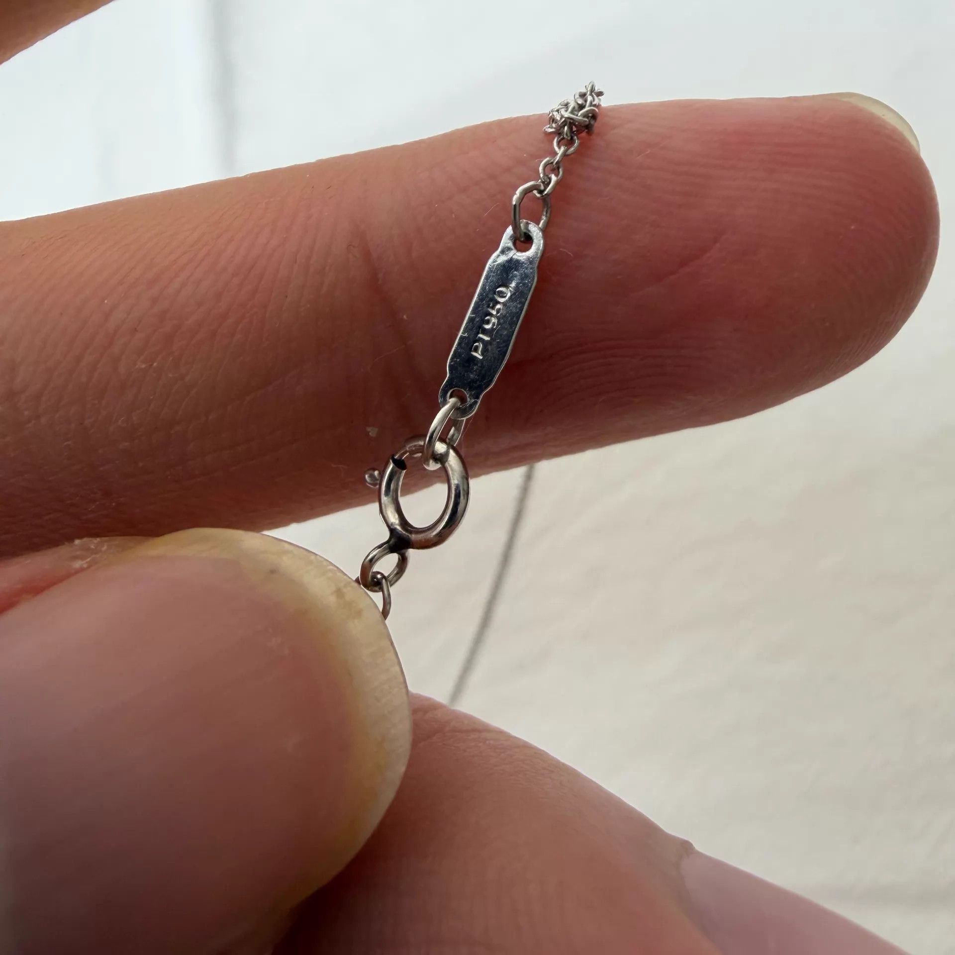 Tiffany & Co. Tiffany & Co. 1.5cm Diamond Platinum Small Necklace Size ONE SIZE - 6 Thumbnail