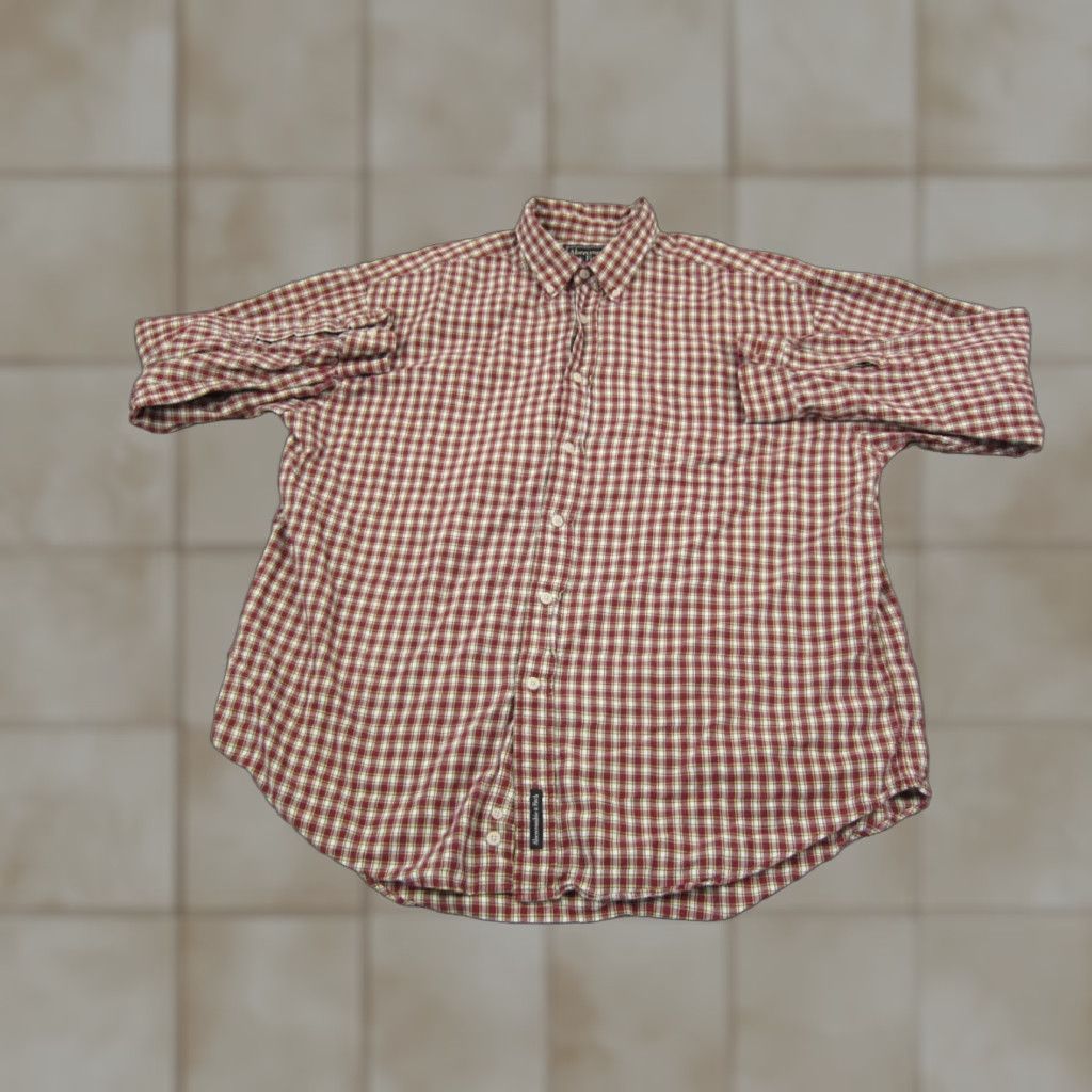 Abercrombie & Fitch VINTAGE Abercrombie & Fitch Shirt Mens L Red Plaid Button-Down Casual Logo 90s Retro Size US L / EU 52-54 / 3 - 1 Thumbnail