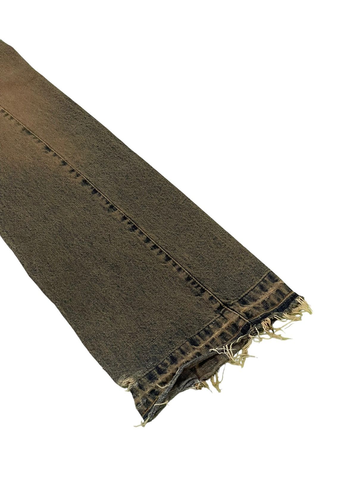 Andrew Mackenzie Flare Jeans Andrew Mckenzie Faded Distress Mud Wash 8🟦2 Size US 30 / EU 46 - 12 Thumbnail
