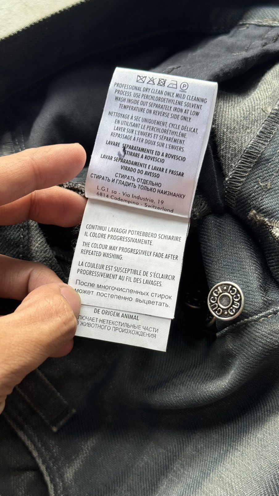 Gucci Gucci | Tomford | Horsebit | Vintage Wash Denim Size US 34 / EU 50 - 19 Thumbnail