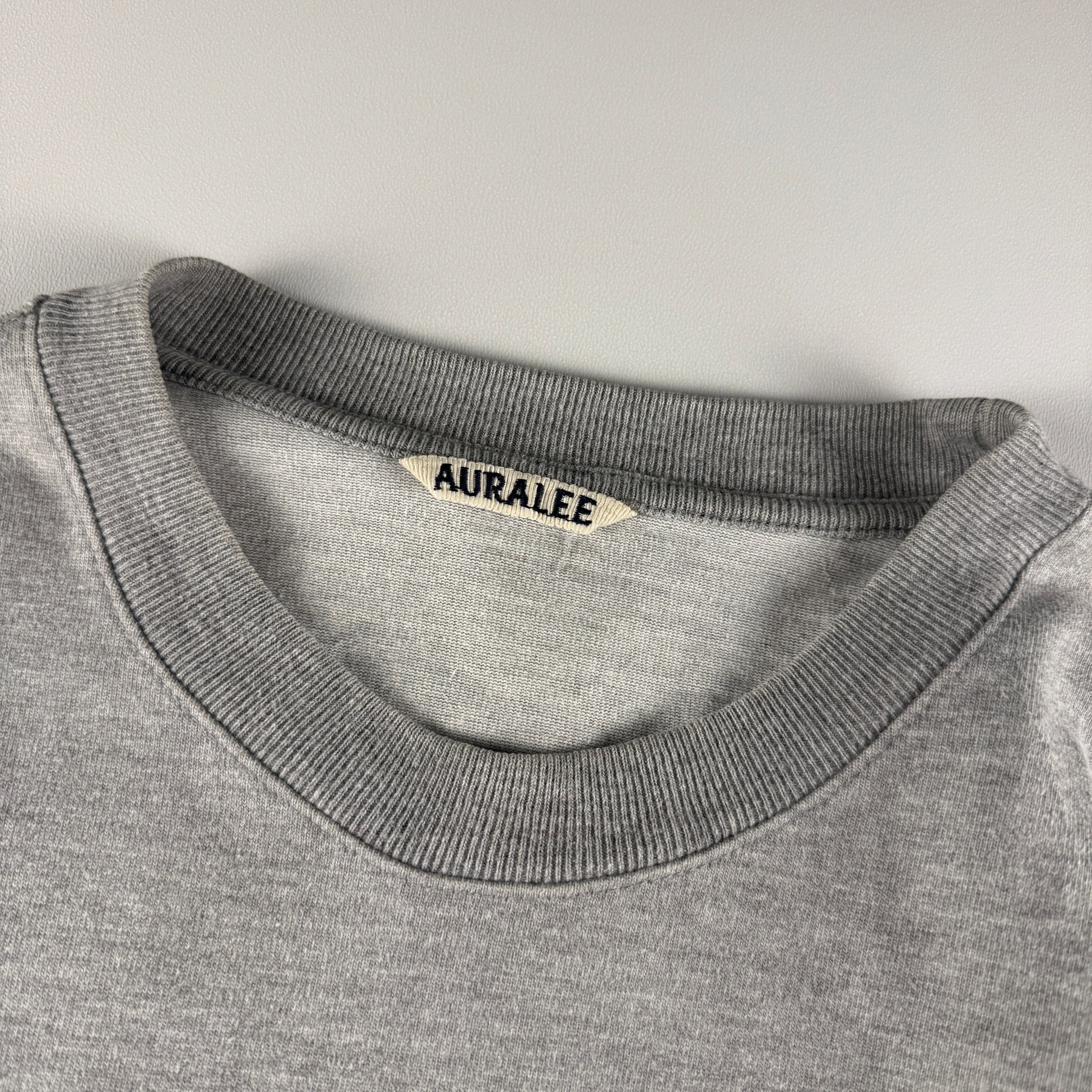 Auralee Auralee Heather Grey Stand Up Tee (3 - M/L) Size US L / EU 52-54 / 3 - 2 Thumbnail