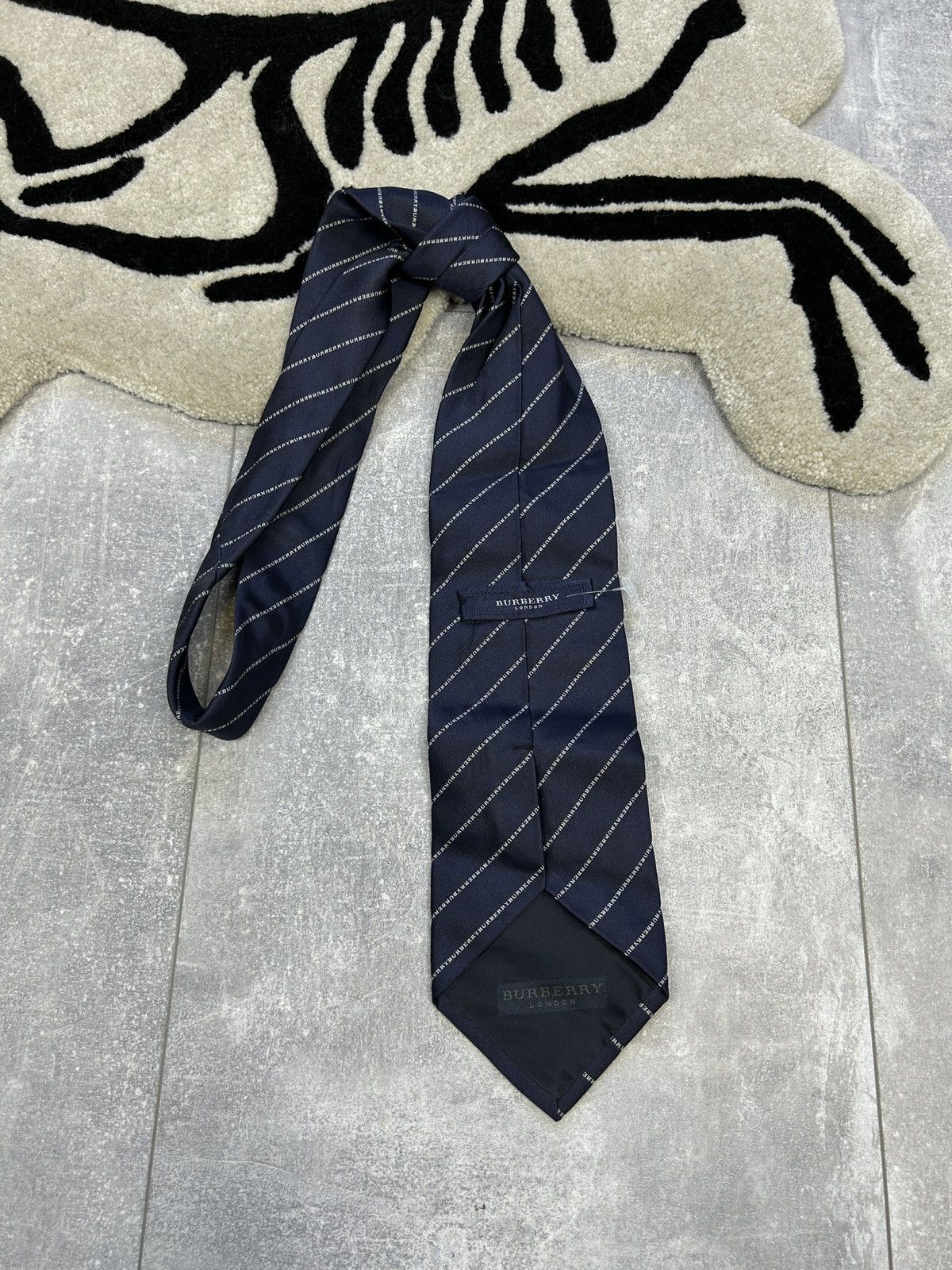 Burberry × Vintage Mens Vintage Burberry novacheck tie luxury rare monogram Size ONE SIZE - 2 Thumbnail