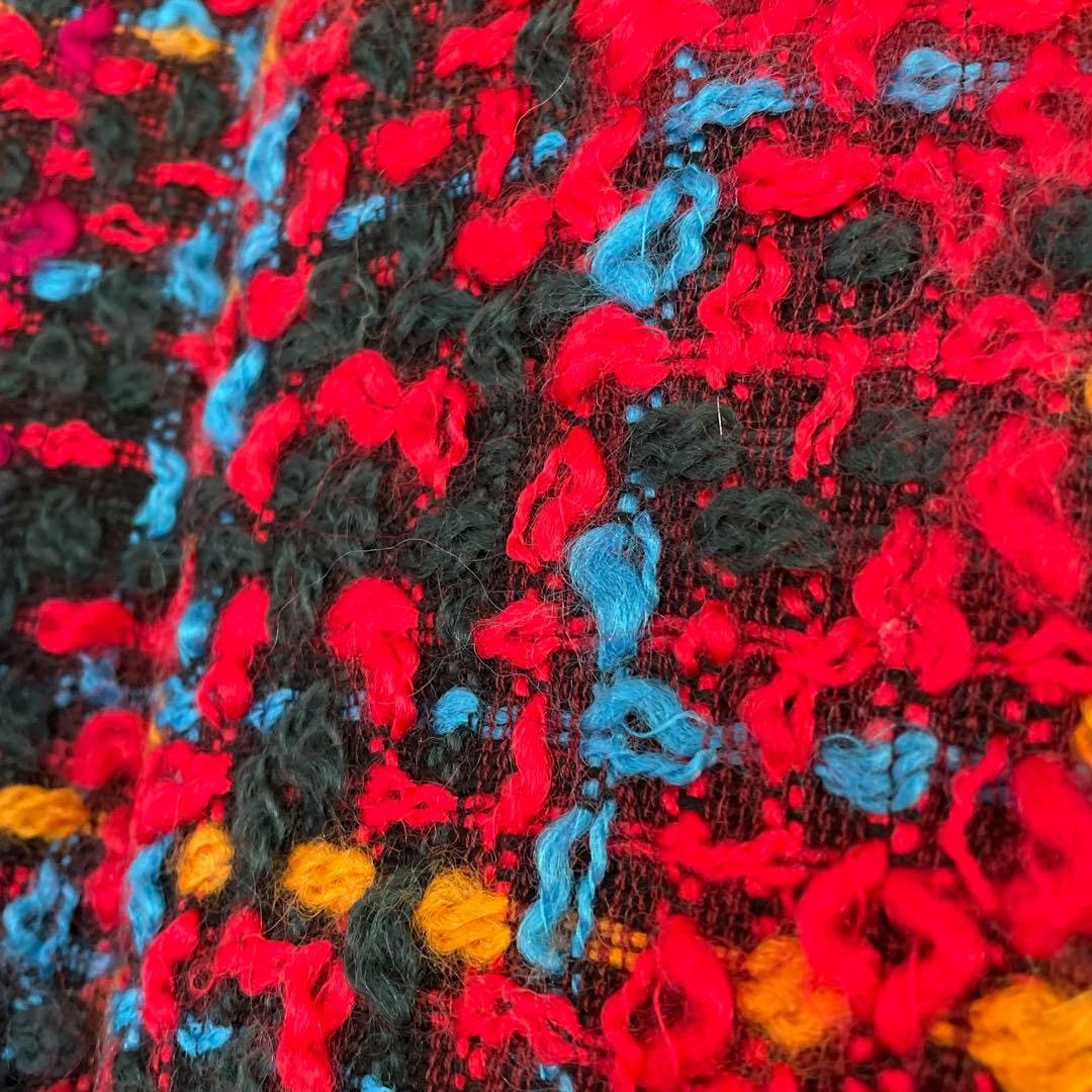Dolce & Gabbana D&G Dolce & Gabbana knitted skirt multicolor red tones Size 27" / US 4 / IT 40 - 8 Thumbnail