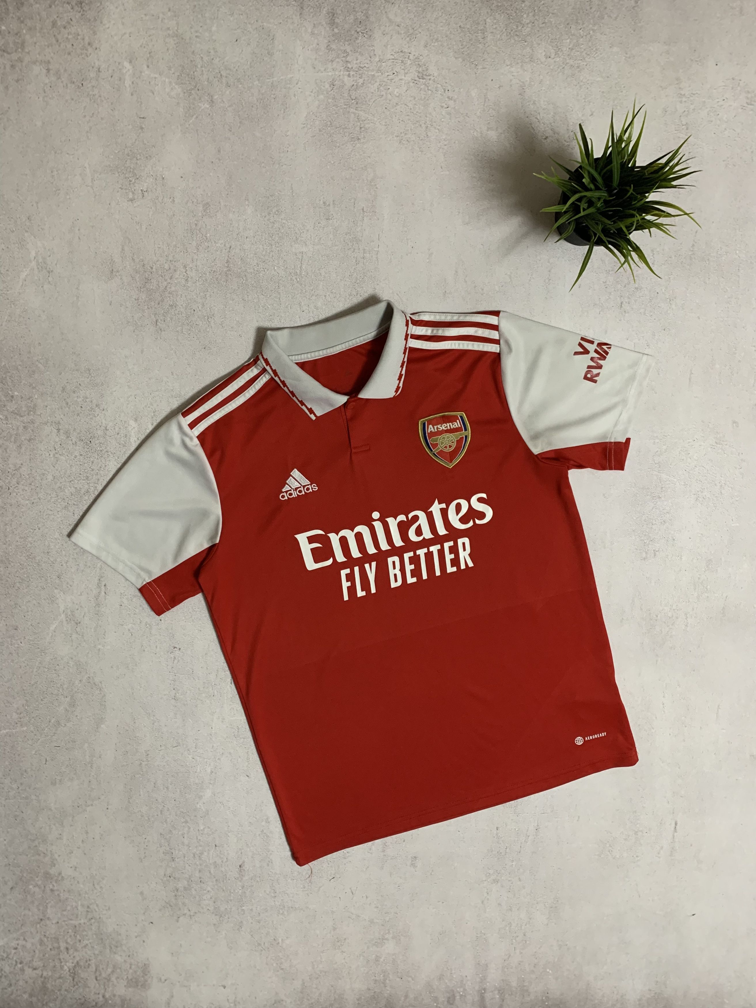 Adidas × Vintage Adidas Arsenal Jersey T Shirt Football 2022 Blockcore Size US M / EU 48-50 / 2 - 1 Thumbnail