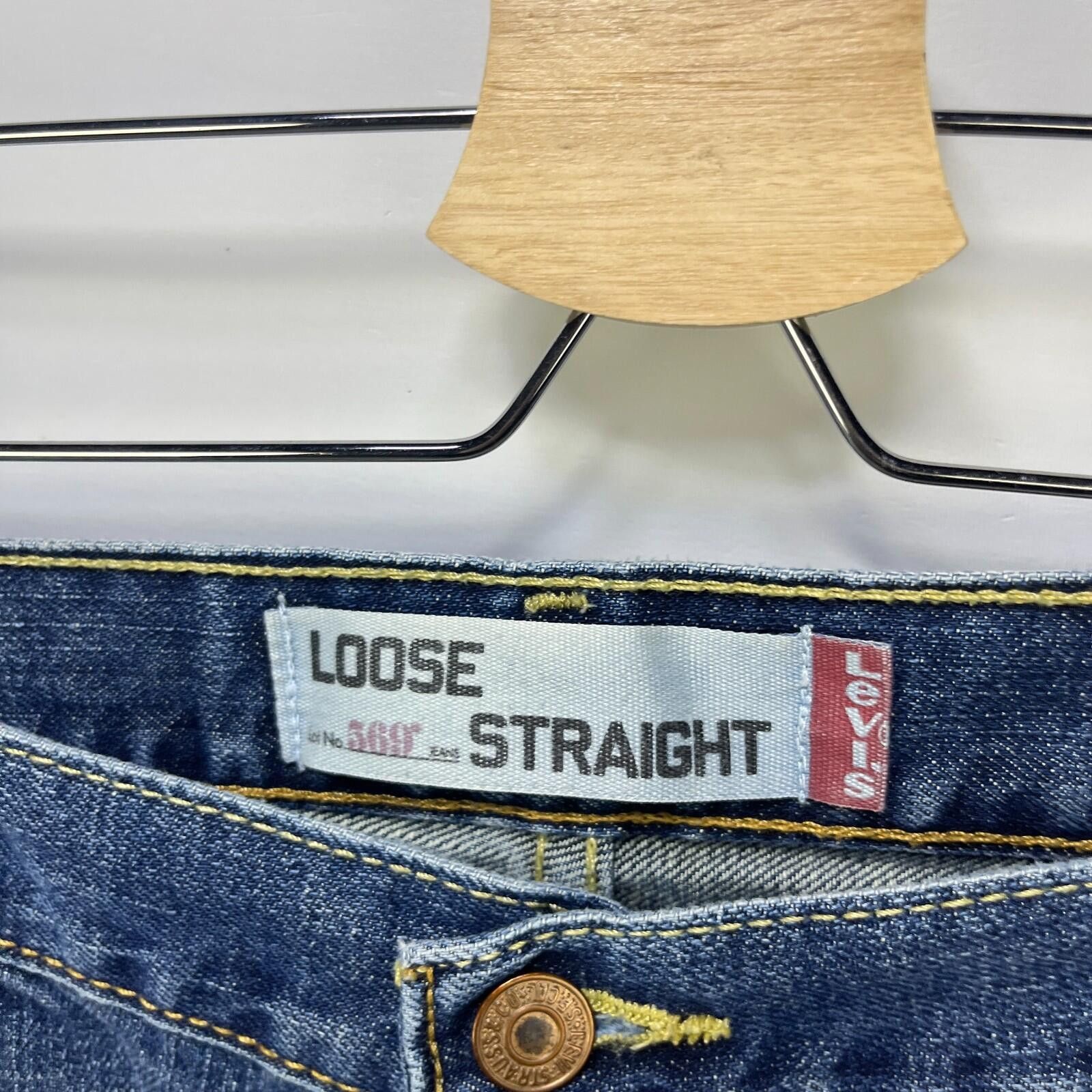 Levi's Vintage Levi's 569 Loose Straight Denim Jean Shorts W38 Size US 38 / EU 54 - 3 Thumbnail