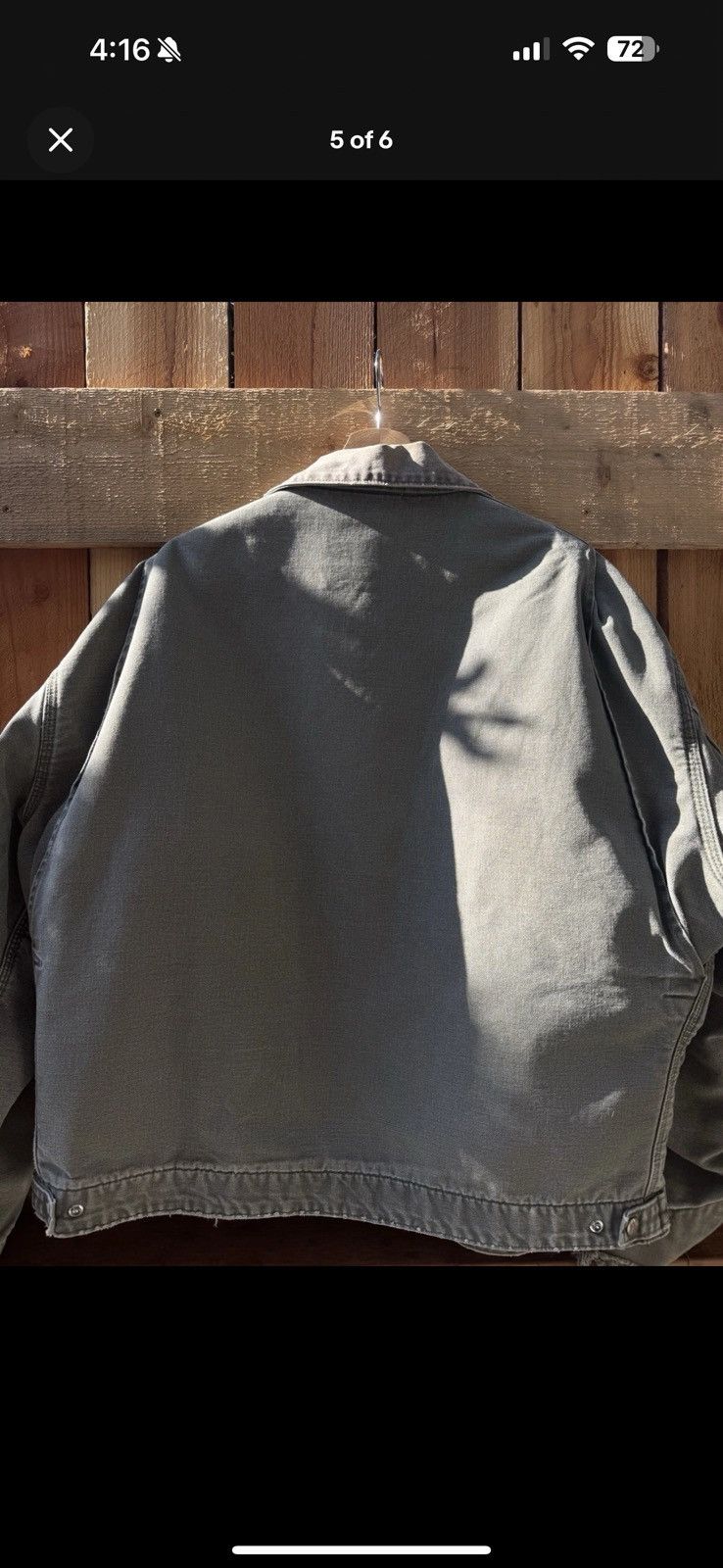 Carhartt VINTAGE 1990s MOSS DETROIT CARHARTT JACKET THRASHED Size US XXL / EU 58 / 5 - 5 Thumbnail