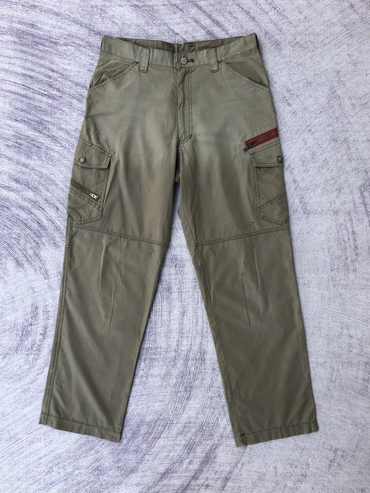 Japanese Brand Faded Cargo Jawin Multipocket Tactical Pants Size US 30 / EU 46 - 1 Thumbnail