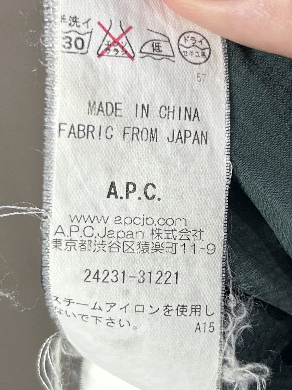 A.P.C. A.P.C. Rue Madame Paris Windbreaker / Anorak Size US XS / EU 42 / 0 - 8 Thumbnail