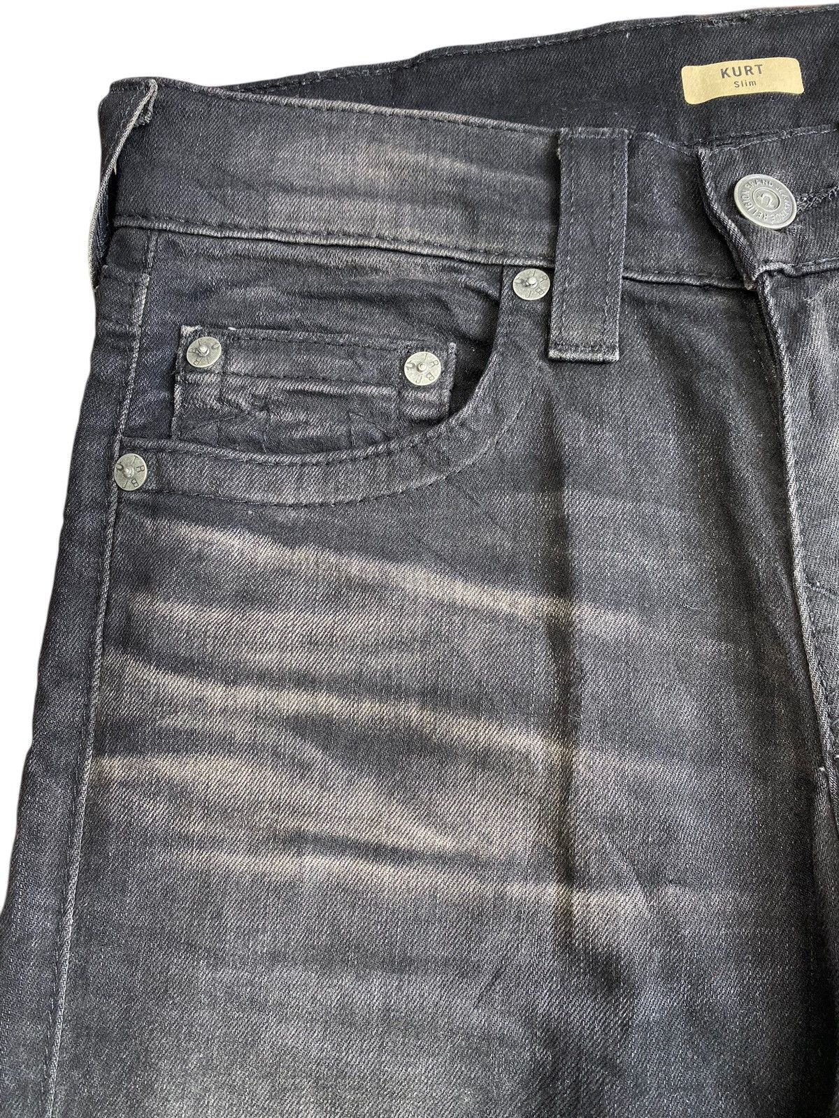 Japanese Brand Ego Tripping Japan Kurt Slim Fit Distressed Denim Size US 31 - 4 Thumbnail
