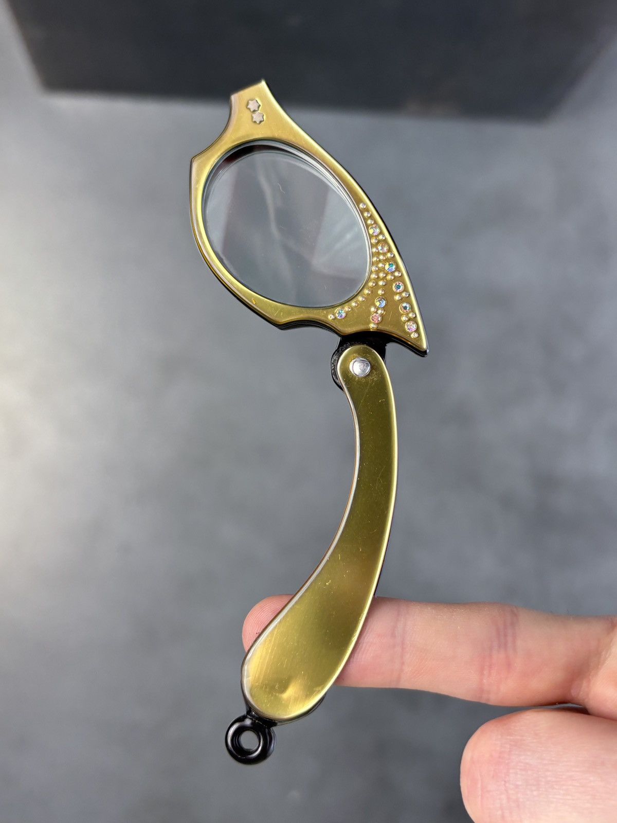 Vintage 1960s Opera Glasses 50s Vintage Lorgnette Folding Eyeglasses Size ONE SIZE - 9 Thumbnail