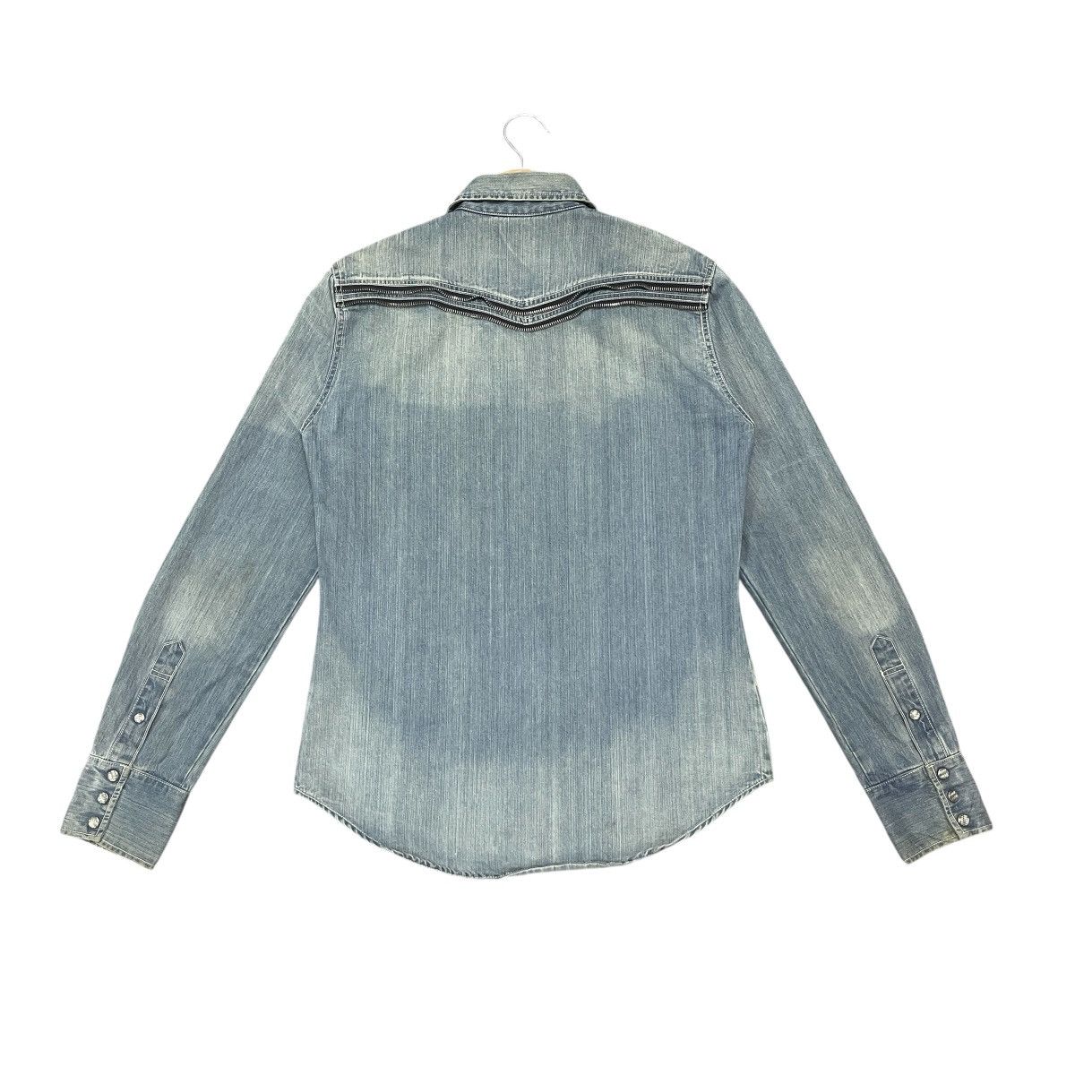 Lithium Vtg Lithium Homme Embroidered Slim Fit Denim Western Jacket Size US S / EU 44-46 / 1 - 11 Thumbnail