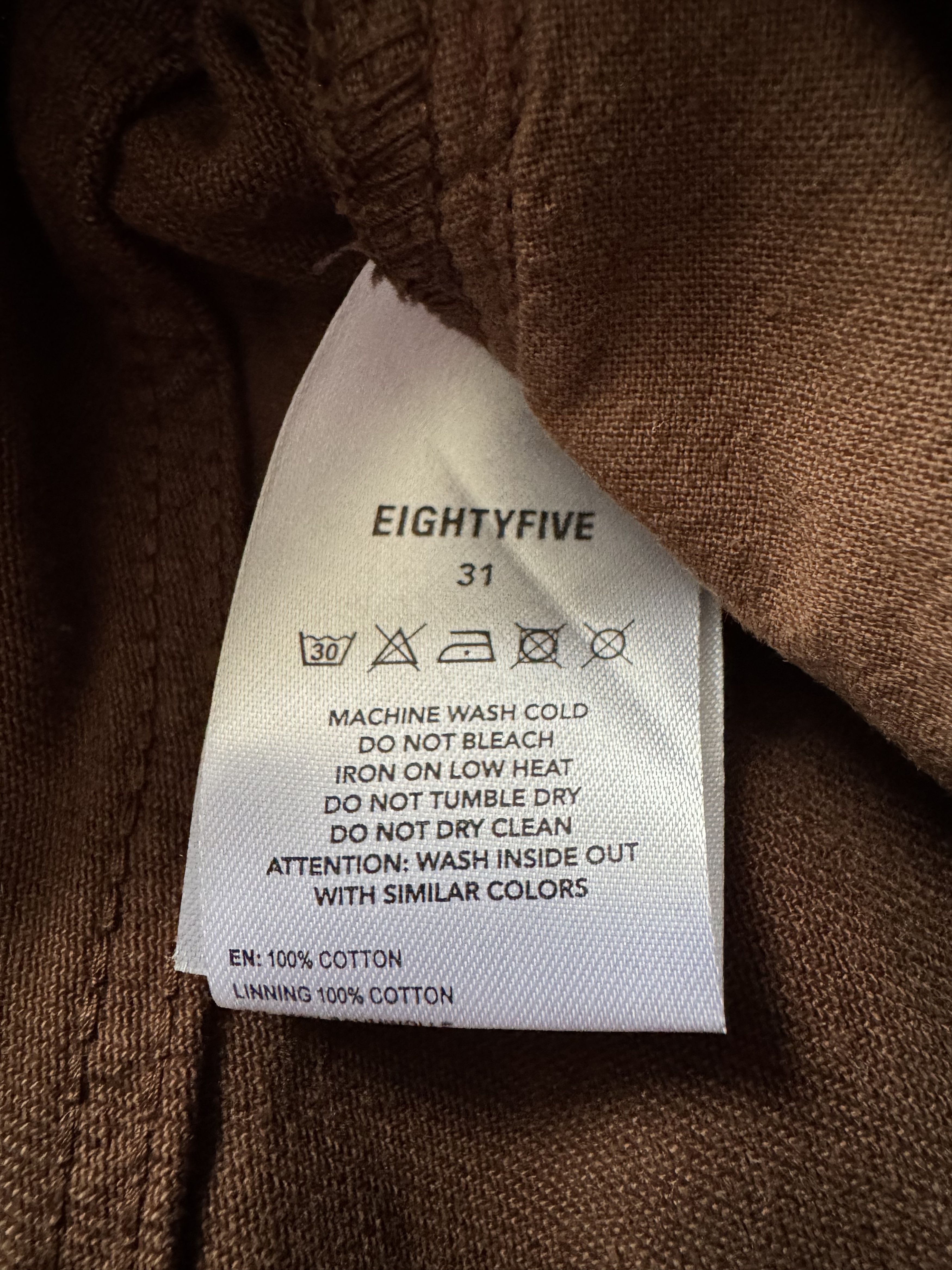 Other Eightyfive carpenter double knee brown pants carhartt style Size US 31 - 10 Thumbnail