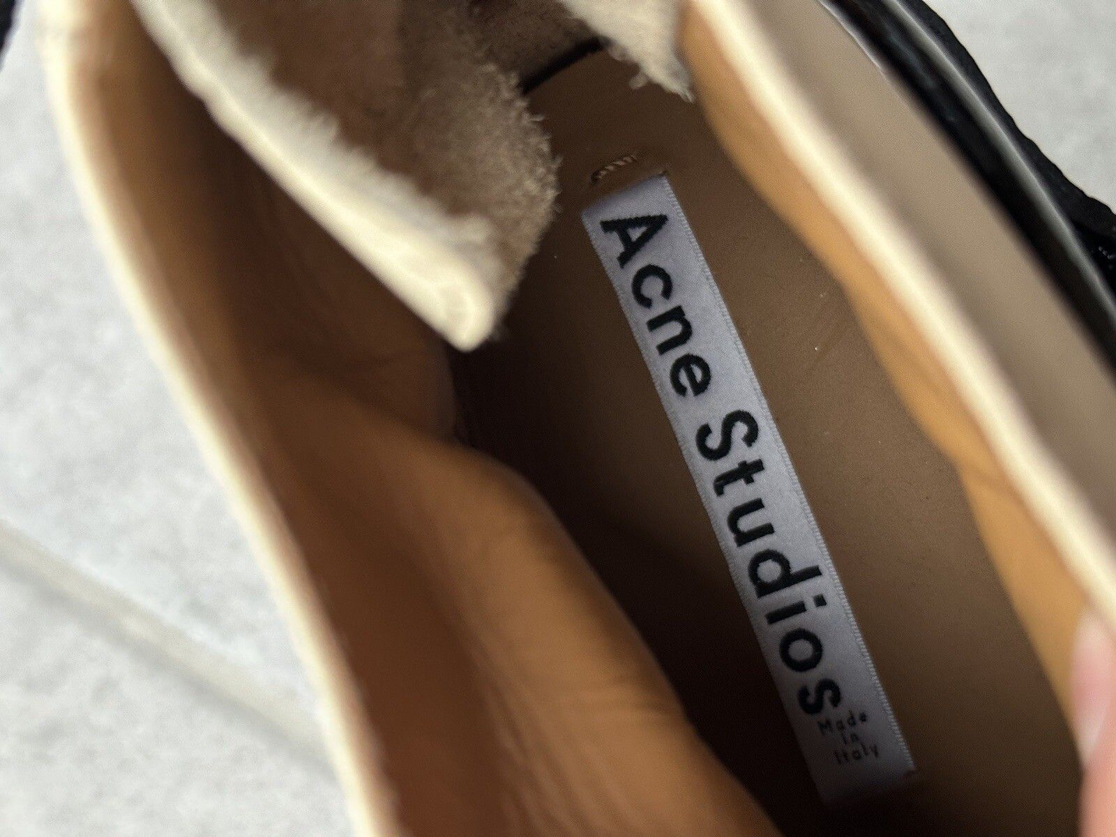 Acne Studios Acne Studios Patent Leather Mountaineering HEIDE Boots Size US 8 / IT 38 - 17 Thumbnail