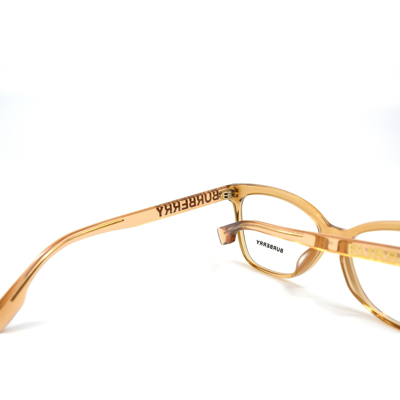 Burberry NEW BURBERRY BE2364F 3779 TRANSPARENT BROWN EYEGLASSES FRAME Size ONE SIZE - 11 Thumbnail