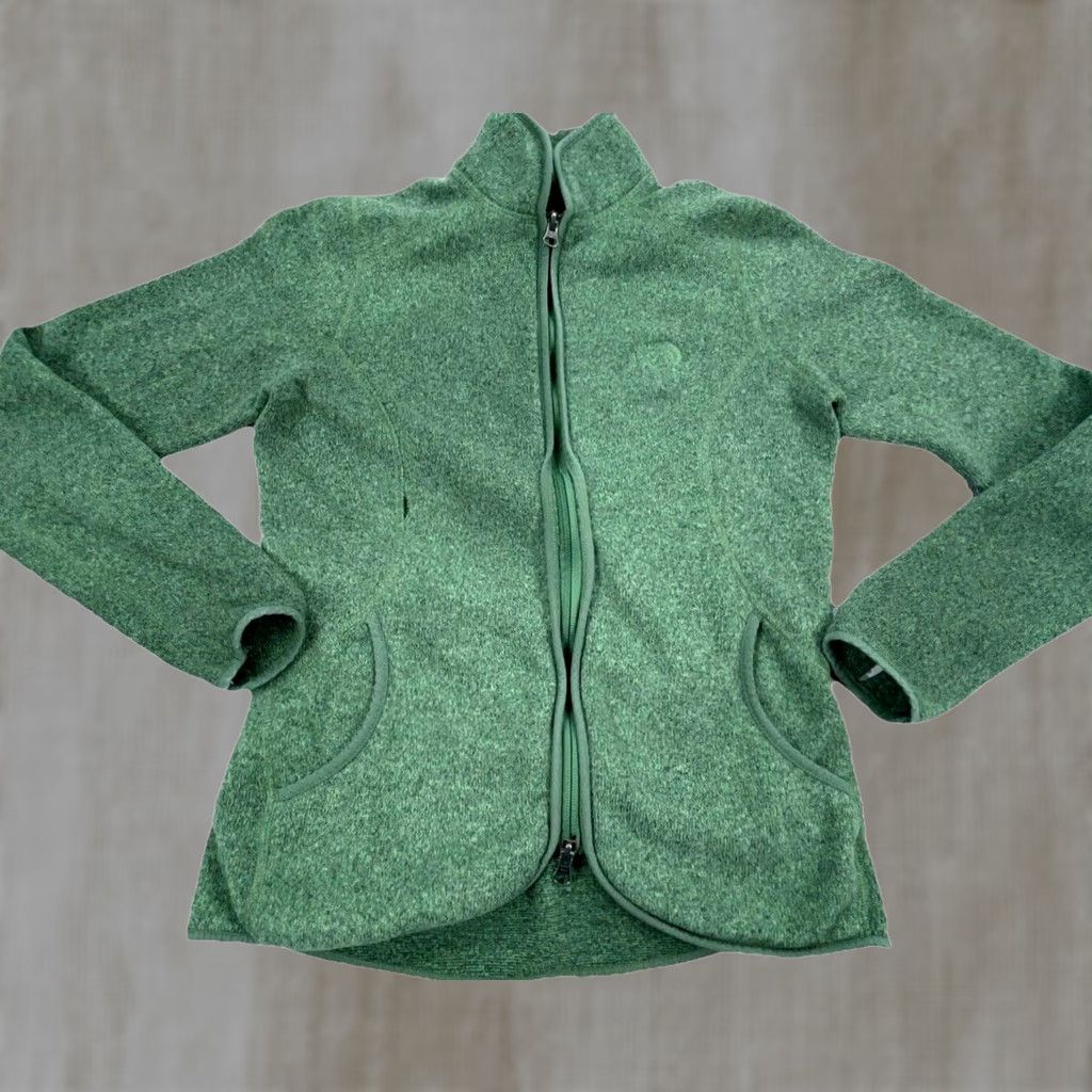 The North Face VINTAGE North Face Jacket Women Small Green Fleece Full Zip Size S / US 4 / IT 40 - 1 Thumbnail