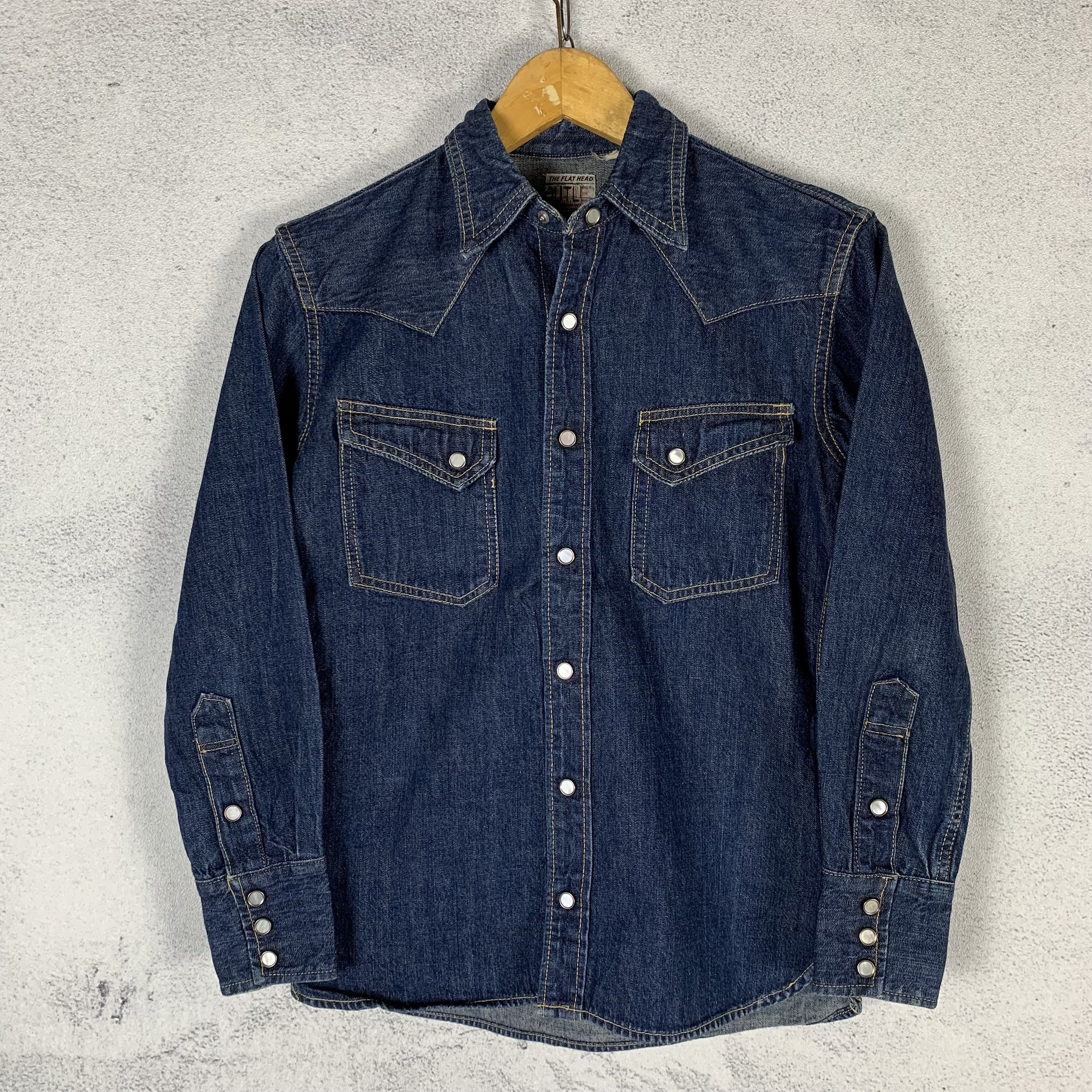 The Flat Head The Flat Head Denim Western Shirt Size US XS / EU 42 / 0 - 1 Thumbnail