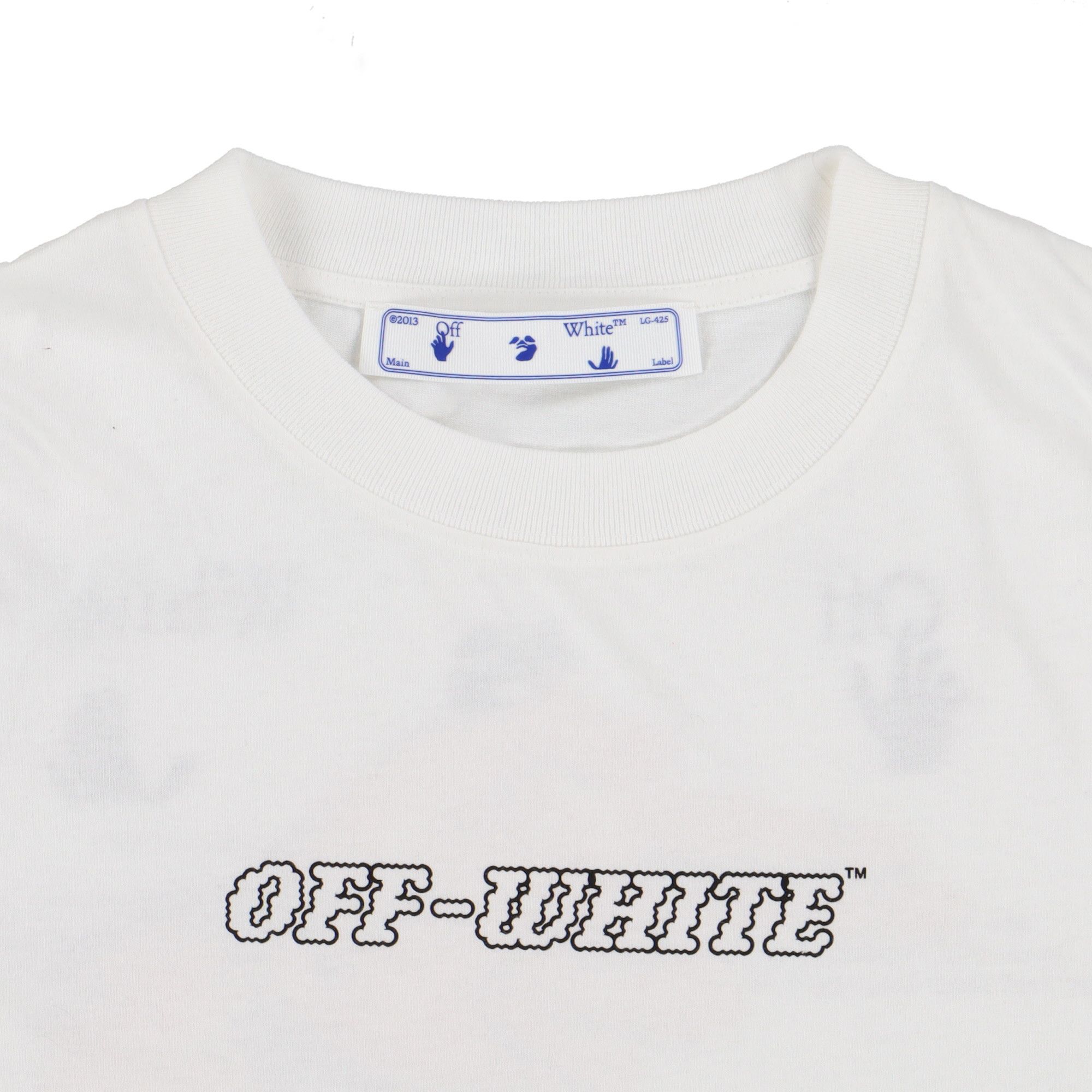 Off-White White Pascal Hand Gun Logo T-shirt Size US XL / EU 56 / 4 - 7 Thumbnail