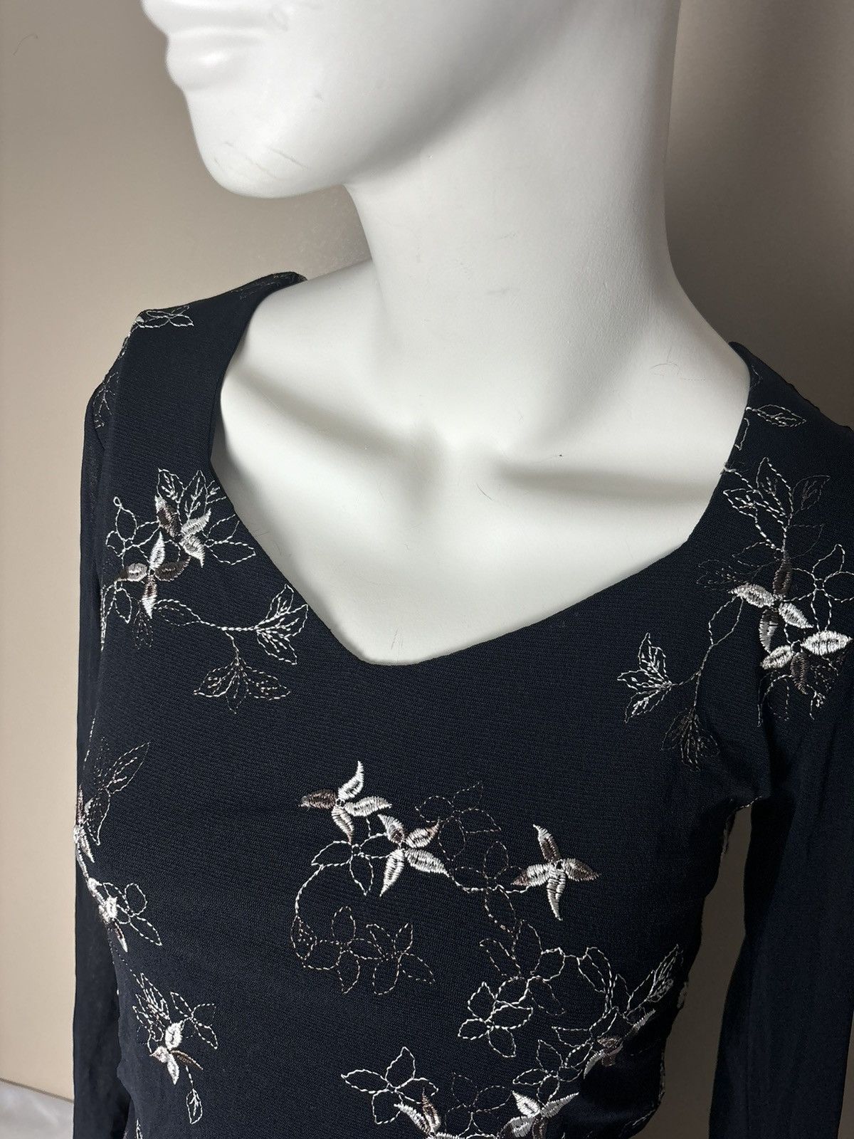 Japanese Brand × Vintage Mesh printed floral vintage long sleeve top Size S / US 4 / IT 40 - 4 Thumbnail