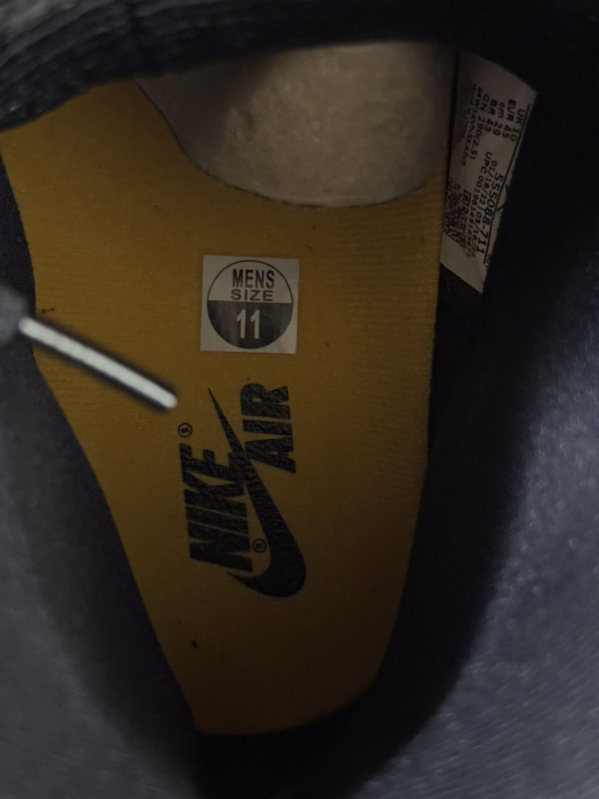 Jordan Brand × Nike Jordan 1 Taxi Yellow Size 11 (555088-711) 🧼 Size US 11 / EU 44 - 14 Thumbnail