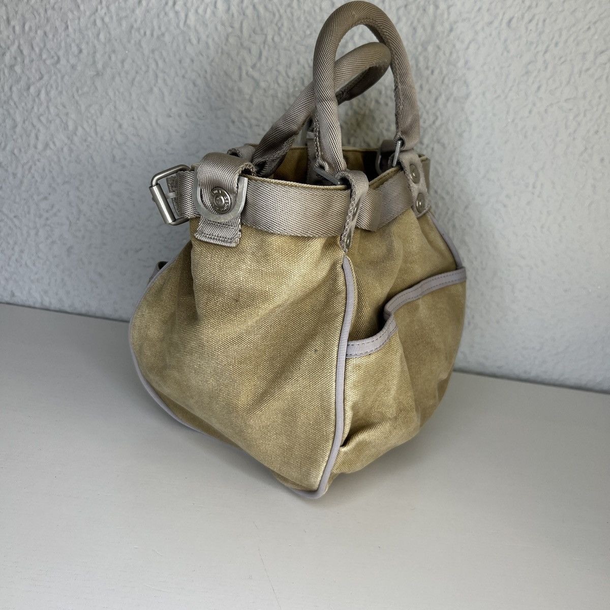 George Gina & Lucy George Gina Lucy GGL Shoulder Mini Beige Vintage Handle Bag Size ONE SIZE - 5 Thumbnail