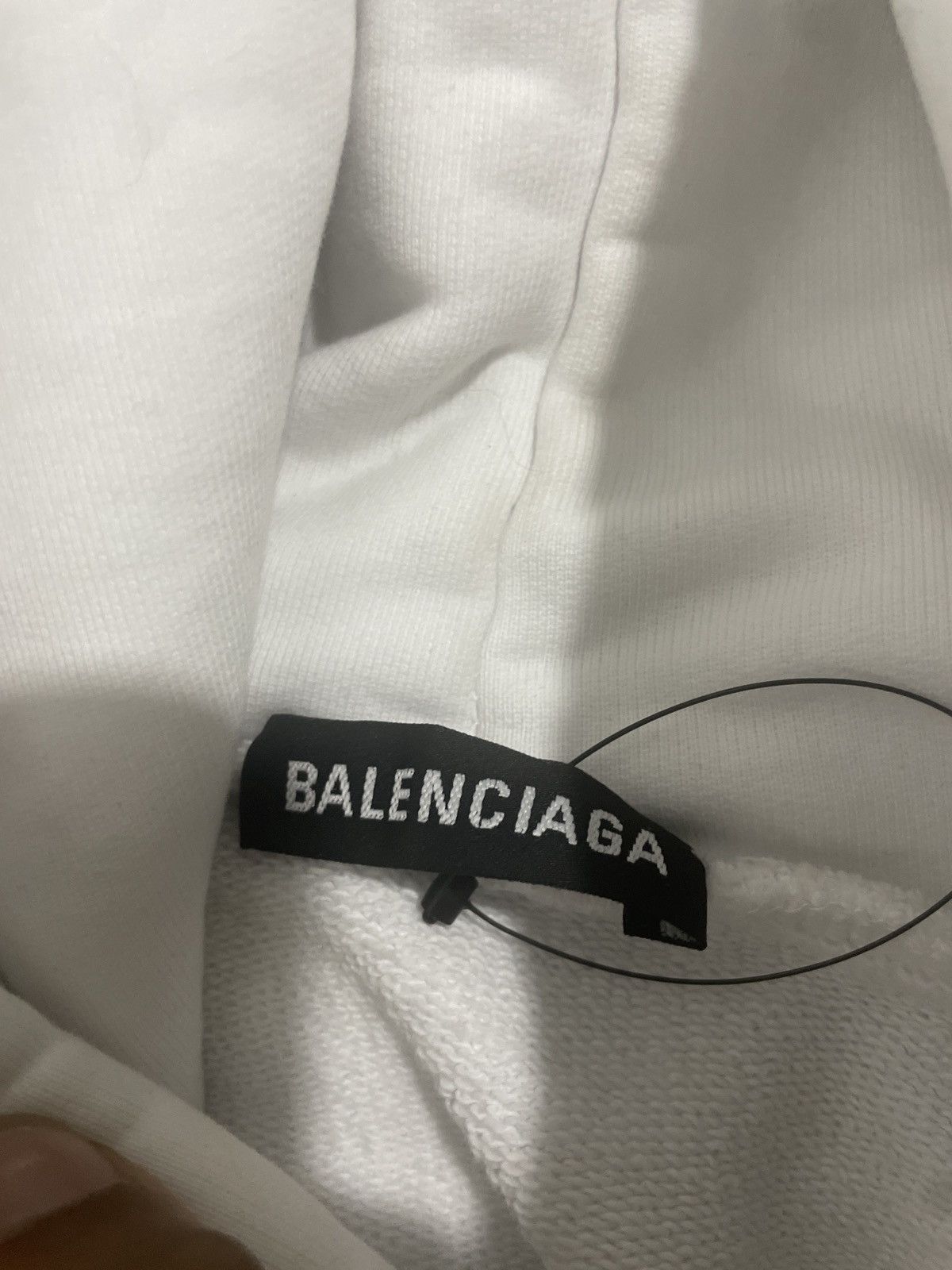 Balenciaga Balenciaga White Hoodie Size US S / EU 44-46 / 1 - 5 Thumbnail