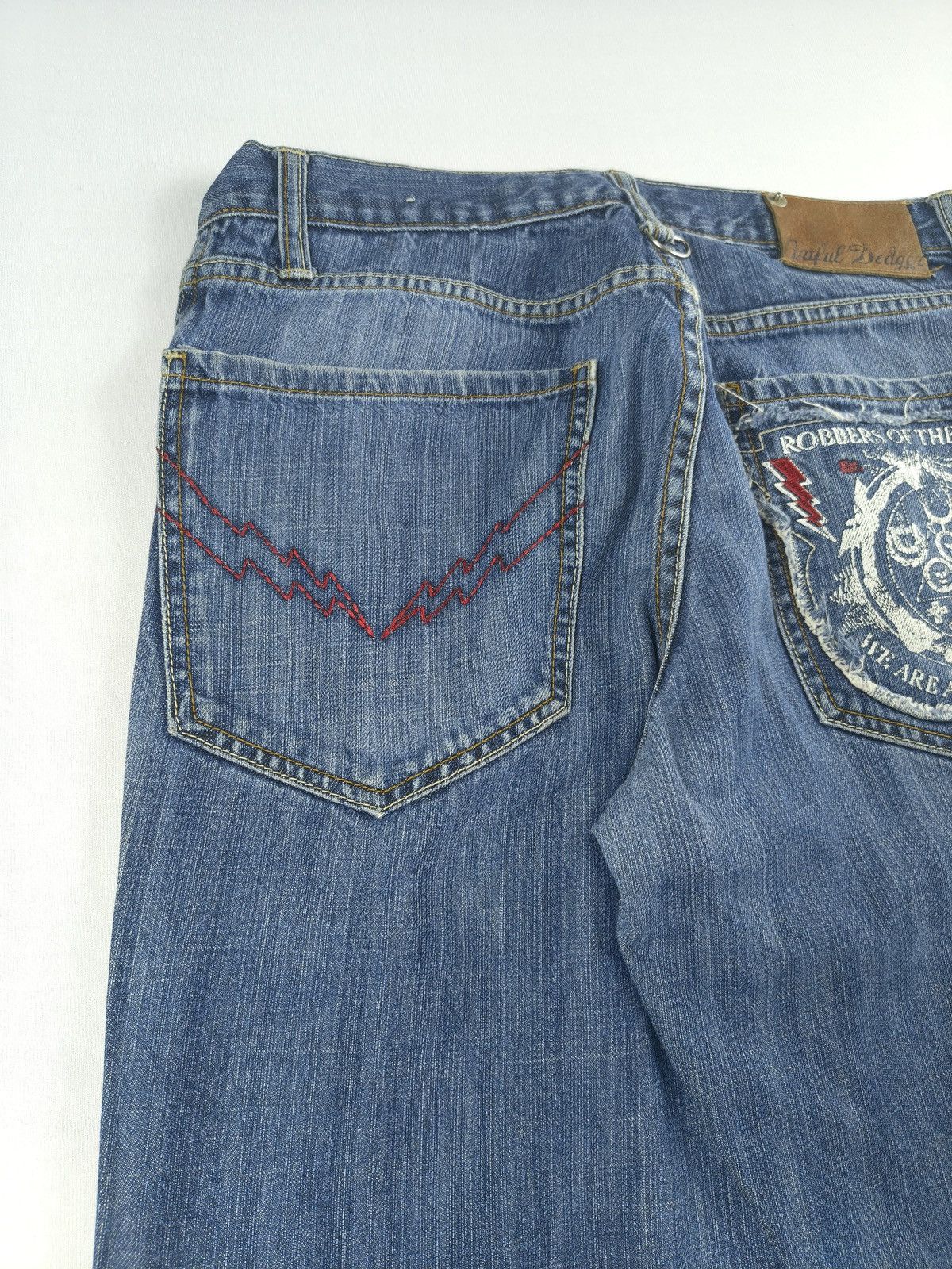 Artful Dodger Y2K Grunge Robbers Of The Grave Artful Dodger Jeans (043) Size US 32 / EU 48 - 5 Thumbnail