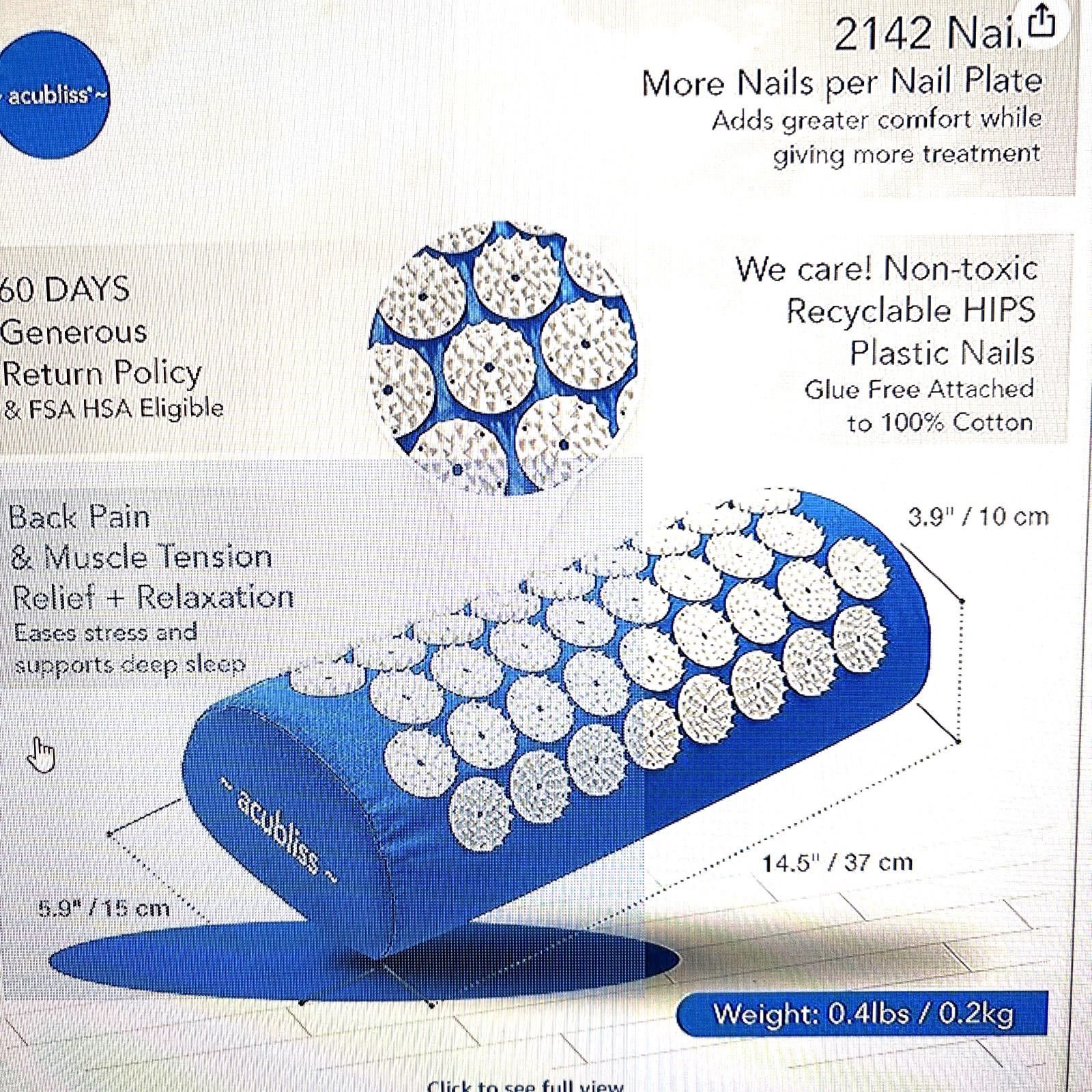 Other Acubliss Premium Acupressure Pillow for Neck,Foot,Head,Back Size ONE SIZE - 5 Thumbnail