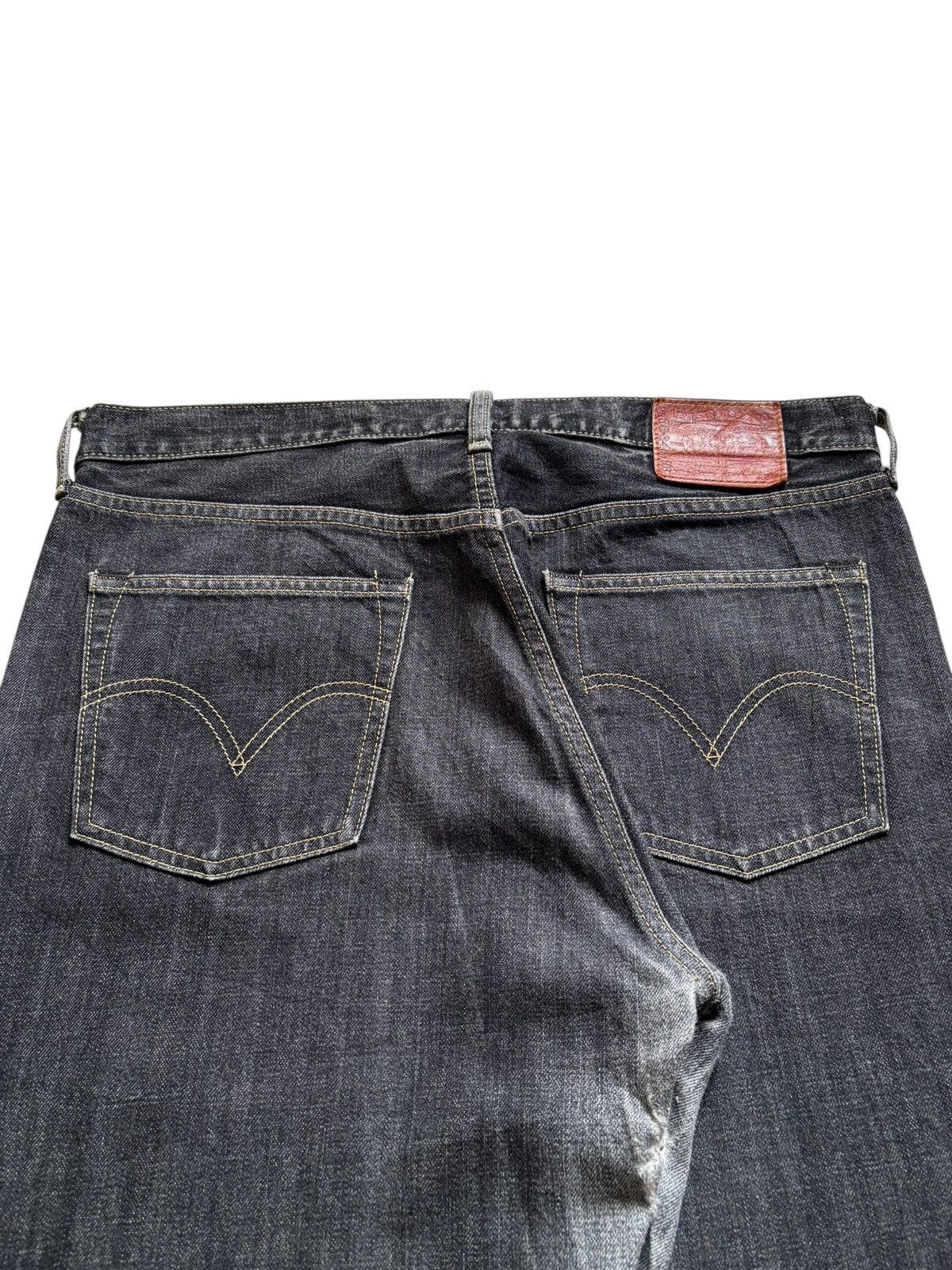 LVC × Levi's × Levi's Vintage Clothing Vintage 90s Levis 503 Black Loose Baggy Jeans Size US 36 / EU 52 - 9 Thumbnail