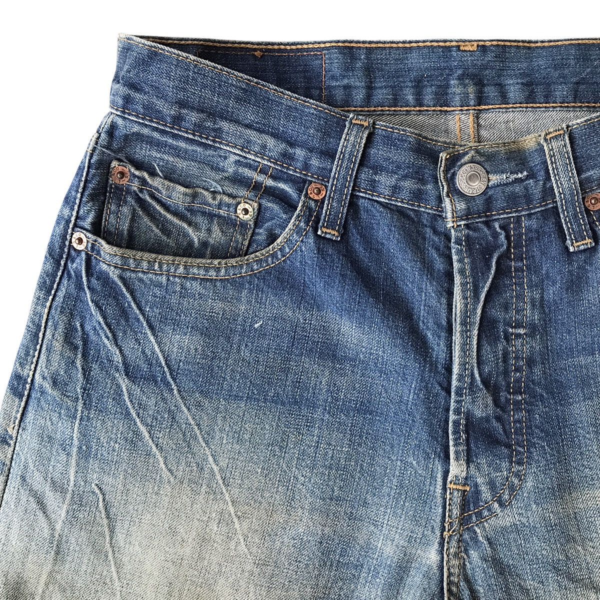 Levi's Levi’s Strauss Lot. 501 Vintage 2000s Distressed Denim Size US 29 - 5 Thumbnail