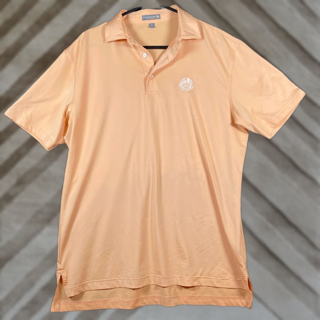 Peter Millar Peter Millar Mens Shirt Orange Short Sleeve Summer Crown Comfort Polo Stretch M Shirt Regular Mens Orange Polo Short Sleeve Casual Athletic 90s? Size US M / EU 48-50 / 2 - 1 Thumbnail