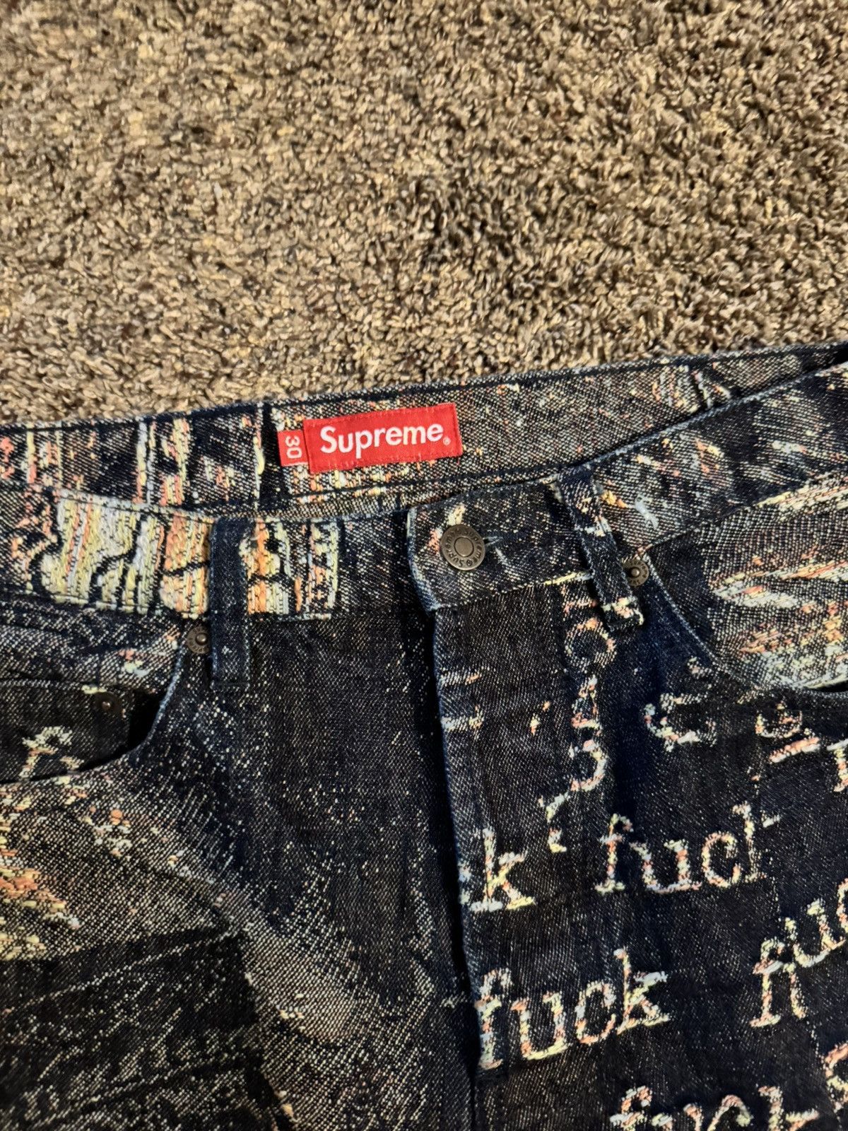 Supreme Supreme Archive denim Size US 30 / EU 46 - 2 Thumbnail