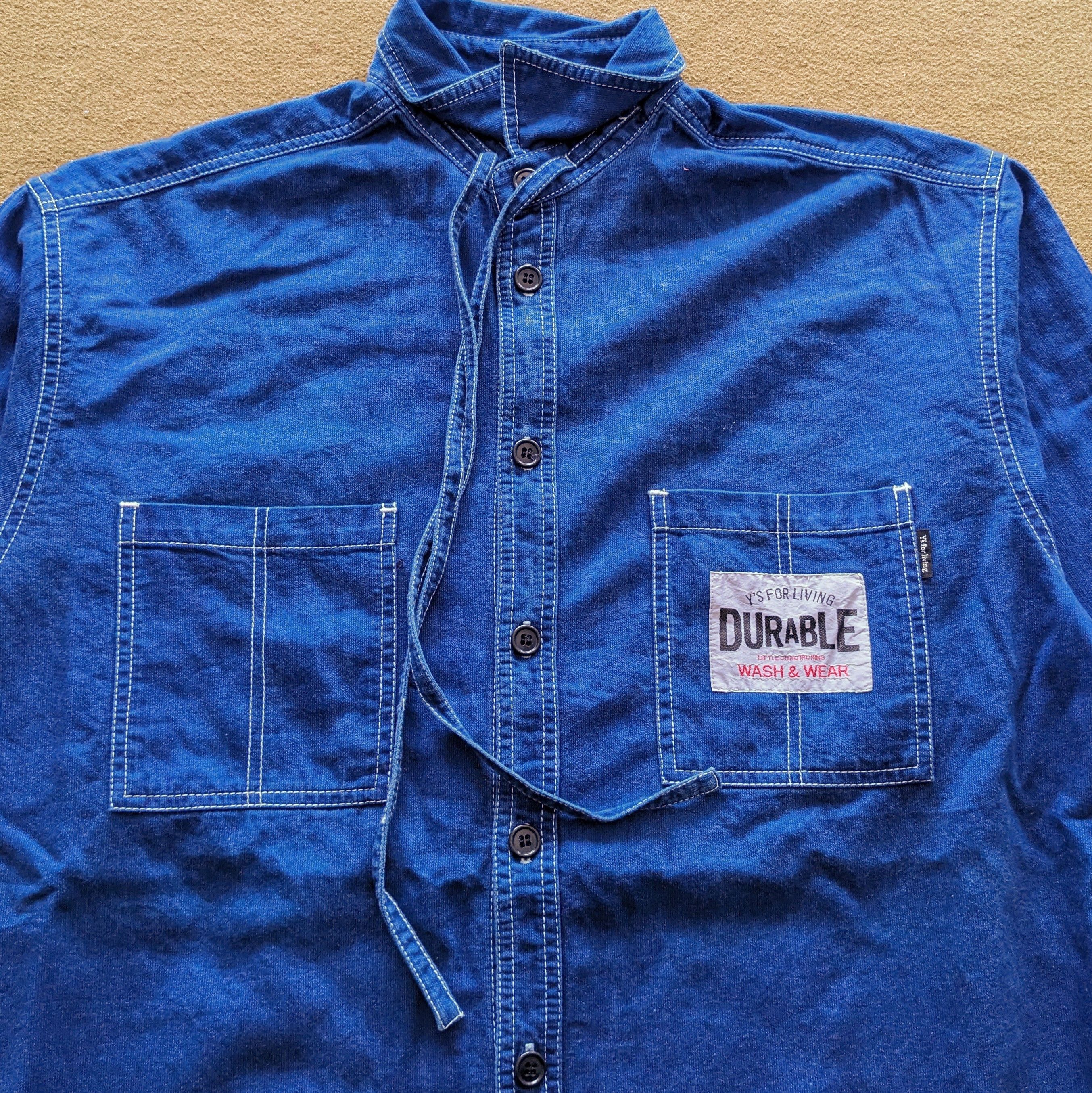 Yohji Yamamoto Vintage Y'S for Living by Yohji Yamamoto Designer Shirts Size US XL / EU 56 / 4 - 2 Thumbnail