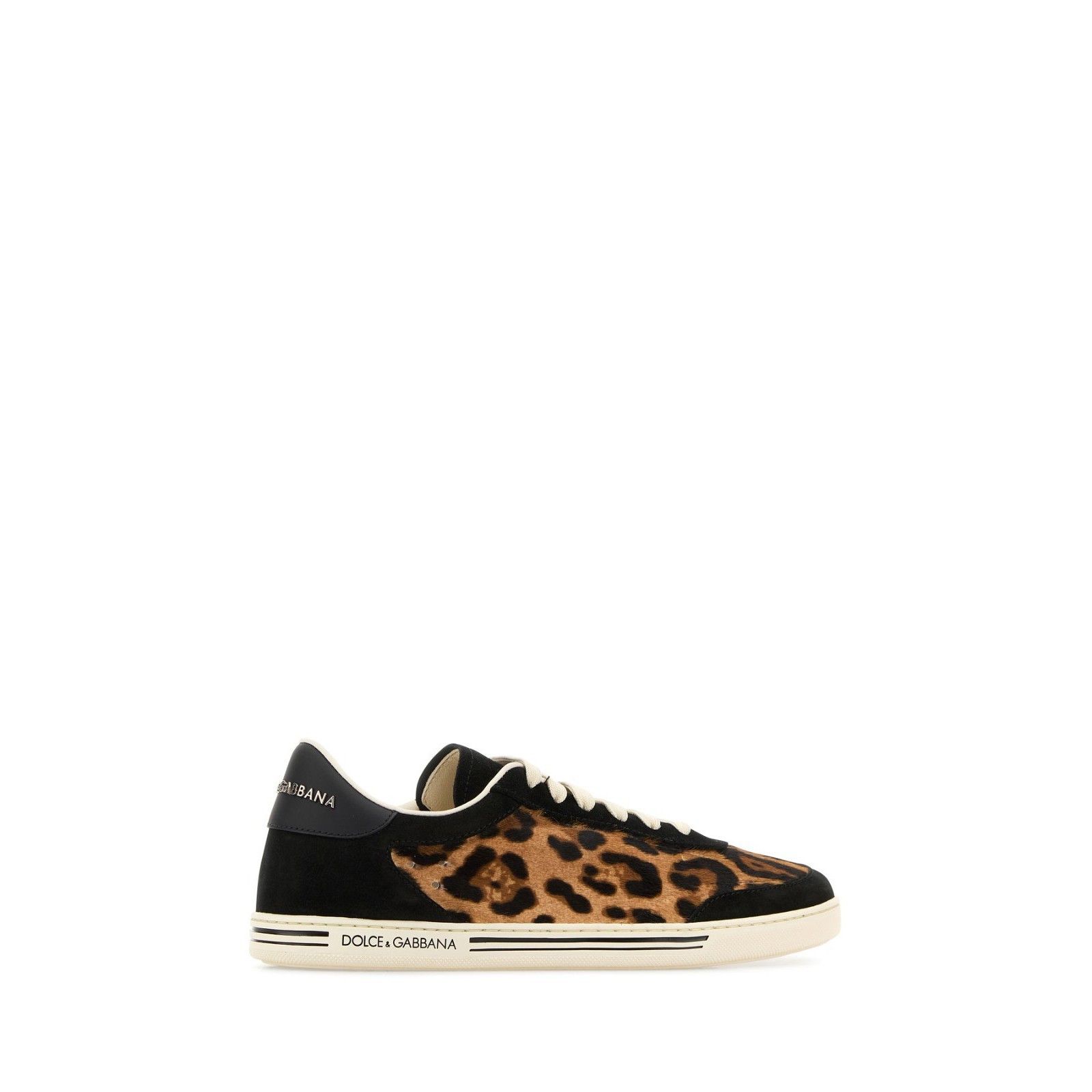 Dolce & Gabbana DOLCE & GABBANA Saint Tropez Light Brown Black Suede Sneaker Size US 11 / IT 41 - 3 Thumbnail