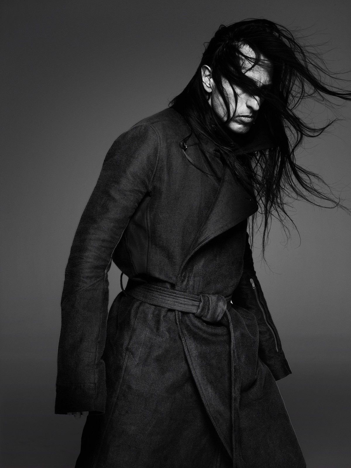 Rick Owens Rick Owens AW09 Double Breasted Belted Crust Cotton Coat Size US S / EU 44-46 / 1 - 22 Thumbnail