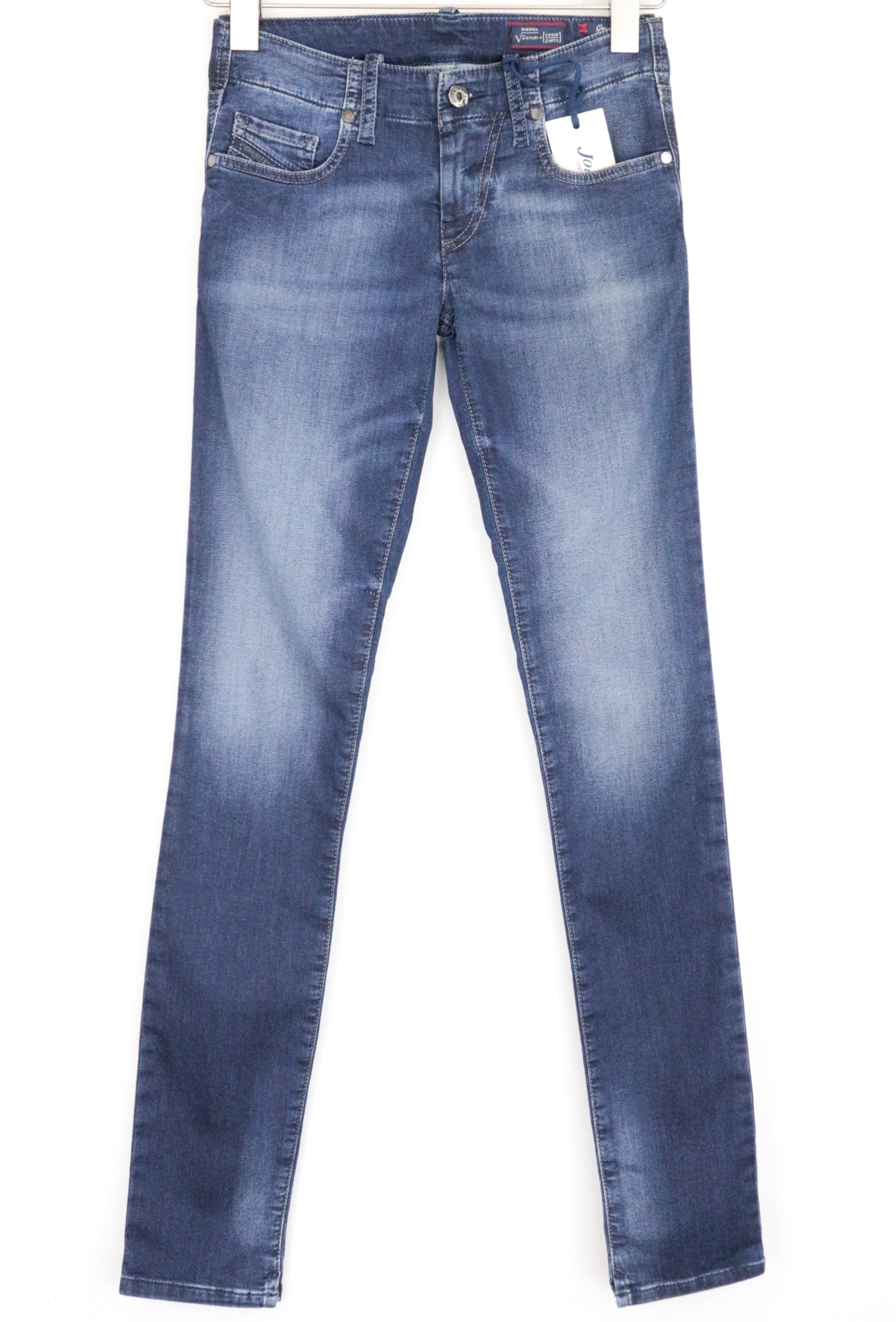 Diesel GRUPEE-NE 0674Y W23 Slim Cotton Stretch Blue Jeans 64967 Size 23" - 2 Thumbnail