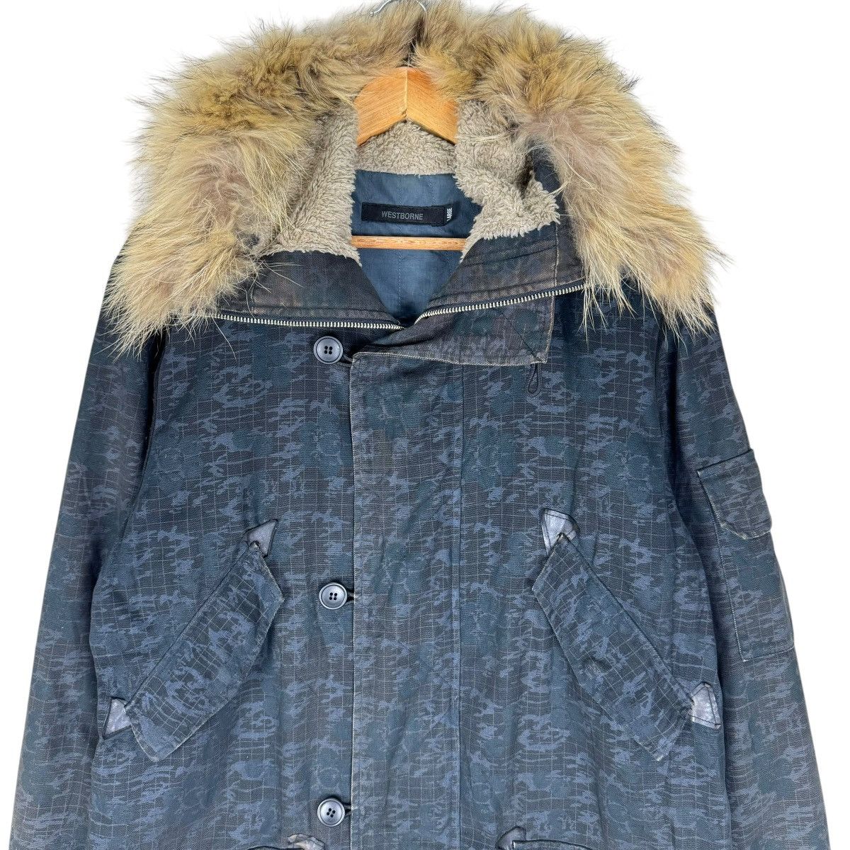 If Six Was Nine ☀️WESTBORNE HOODIE FUR DIGITAL CAMO JACKET Size US L / EU 52-54 / 3 - 3 Thumbnail