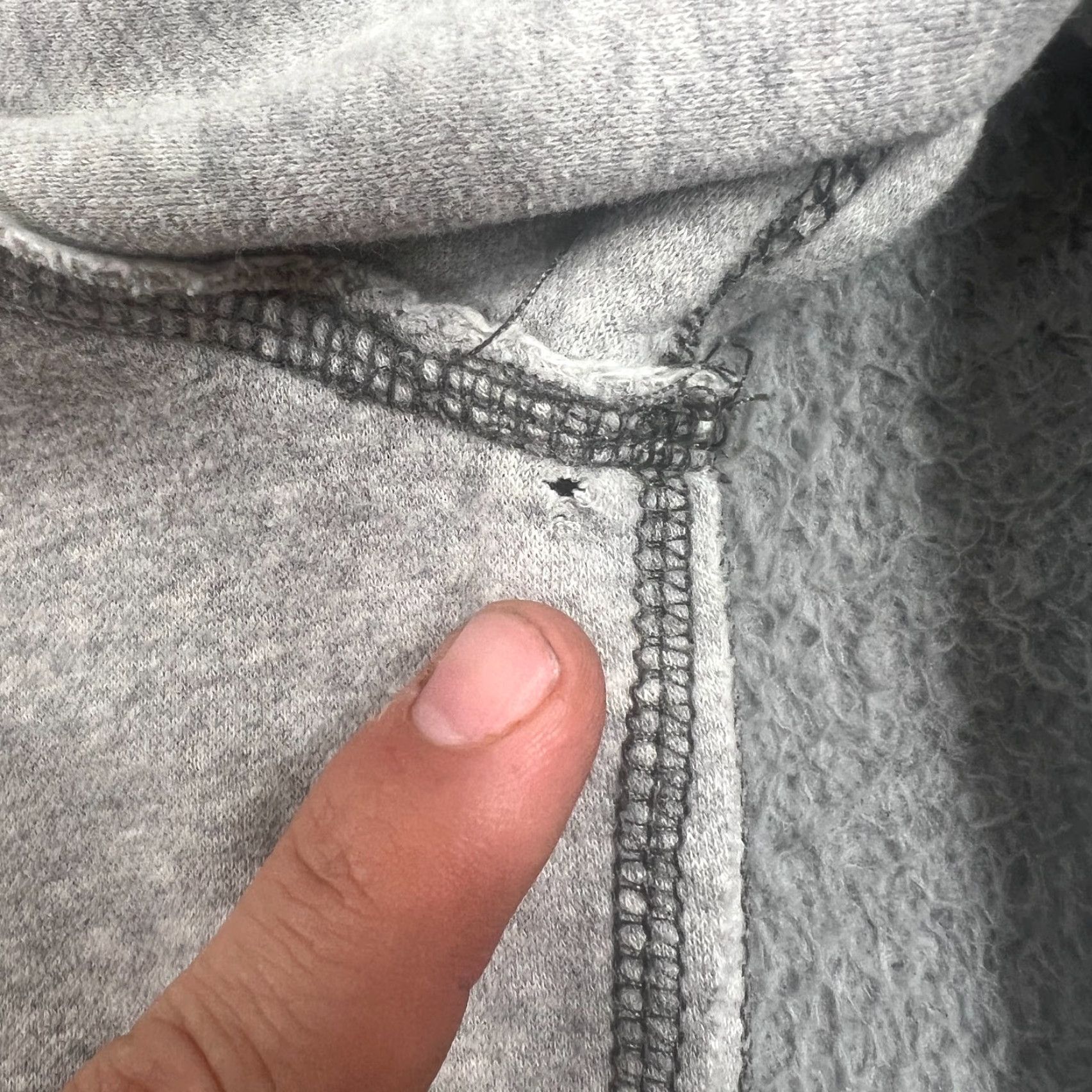 Vintage Aéropostale Dream On Exposed Seam Hoodie Pullover Sweatshirt Long Sleeve Gray M Size M / US 6-8 / IT 42-44 - 6 Thumbnail