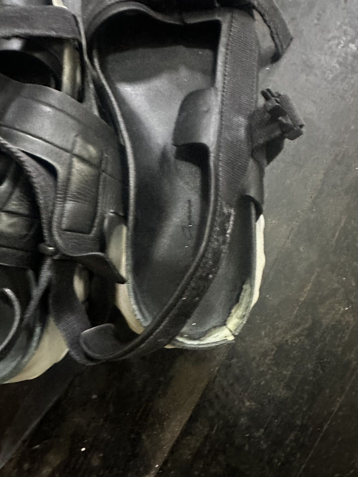 Rick Owens Rick Owens Black/ Grey Leather Chunky Tractor Sandals Size US 8 / EU 41 - 5 Thumbnail