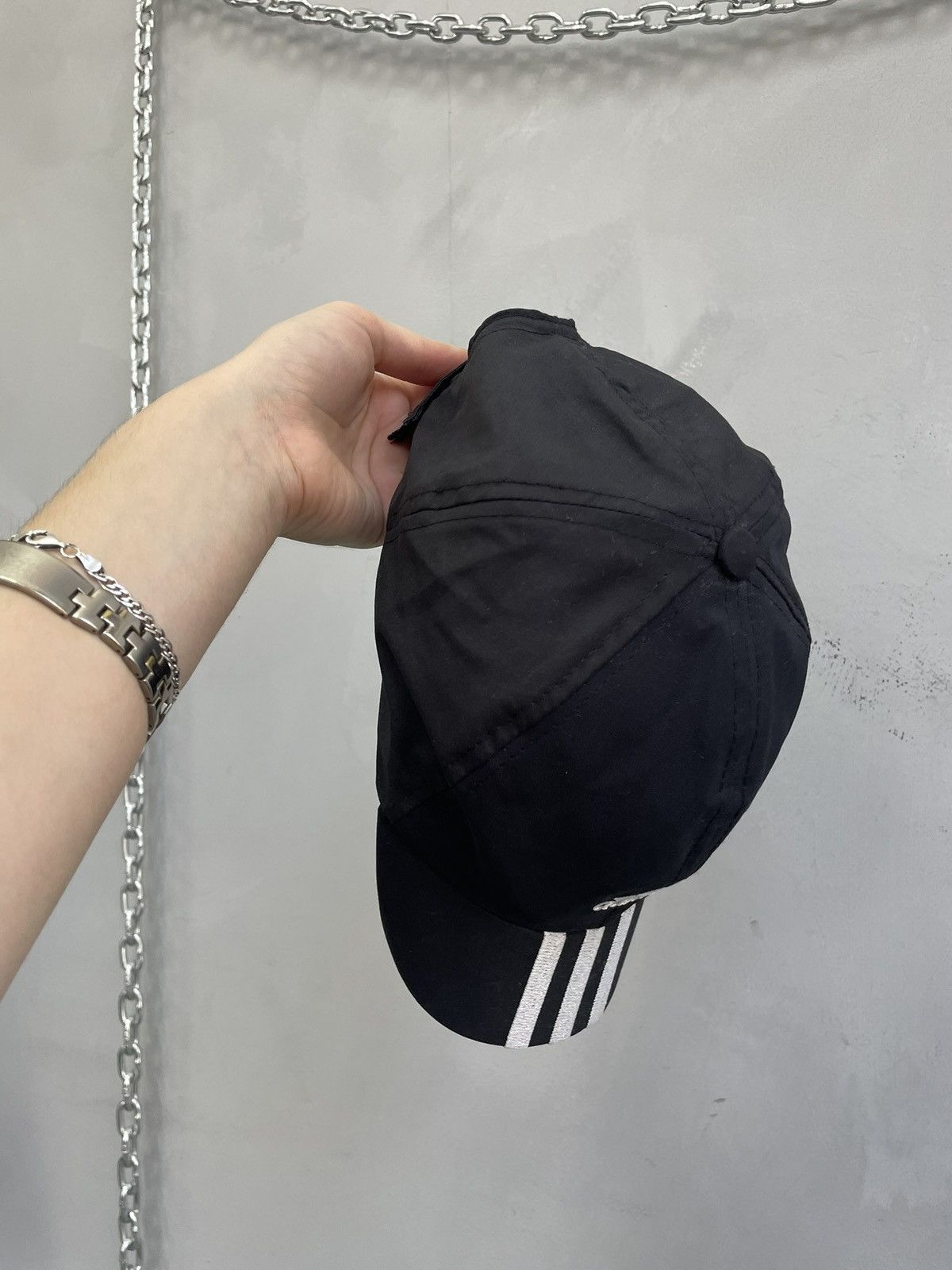 Adidas Adidas Y-3 style stripped cap hat y2k Size ONE SIZE - 8 Thumbnail