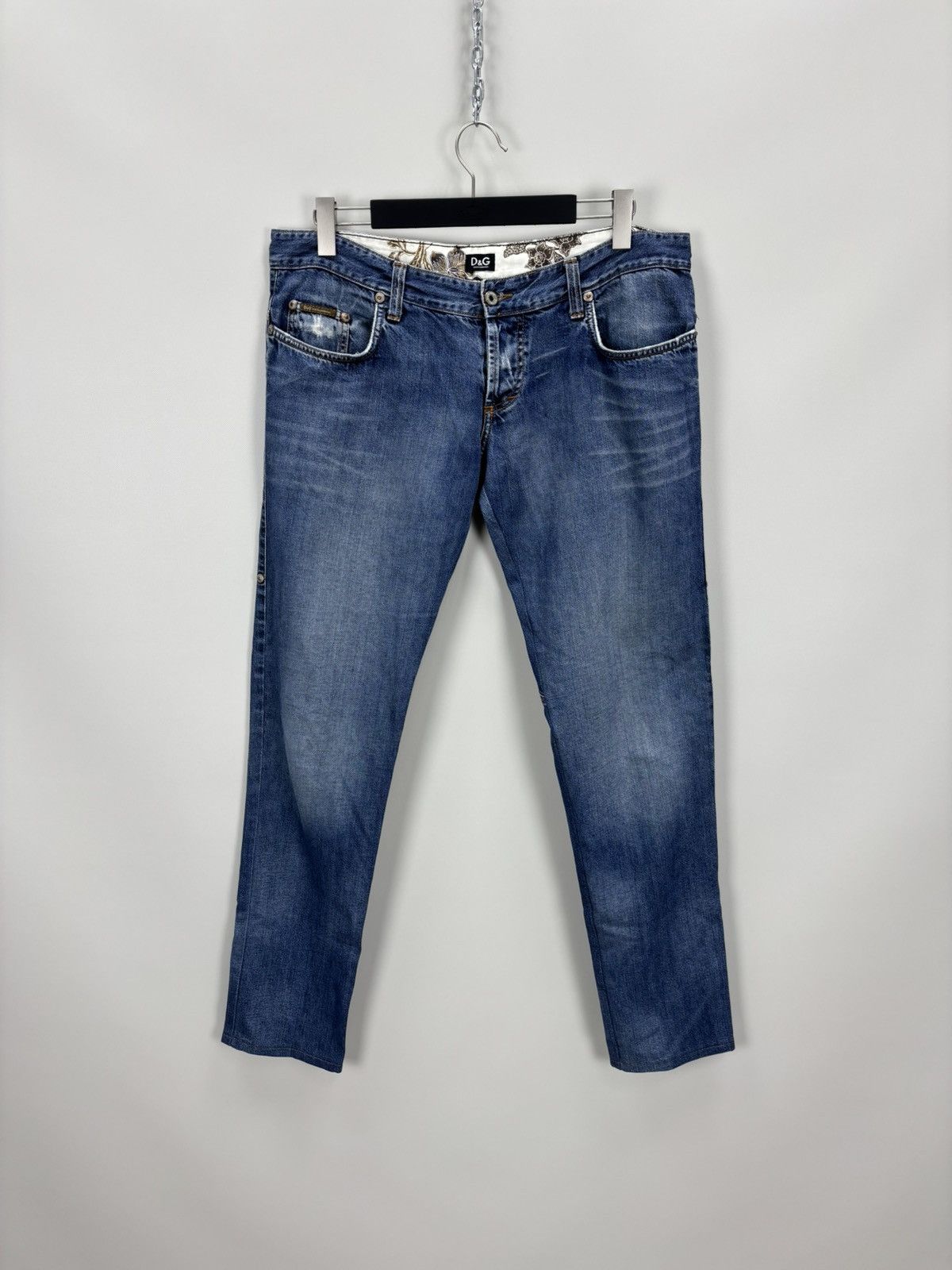 Dolce & Gabbana Mens jeans Dolce Gabbana Size 38/52 Color Blue Size US 38 / EU 54 - 1 Thumbnail