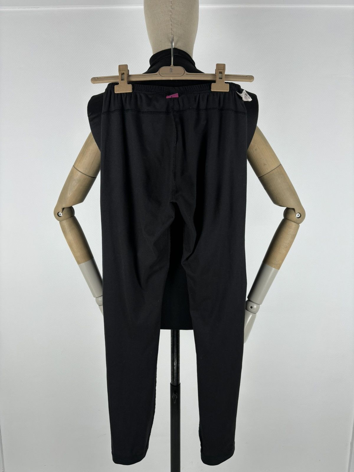 Vintage SAVE THE QUEEN Marco Fantini Suede-Velvet Italy Black Polyester Elastane Pants Trousers L Size 26" / US 2 / IT 38 - 12 Thumbnail