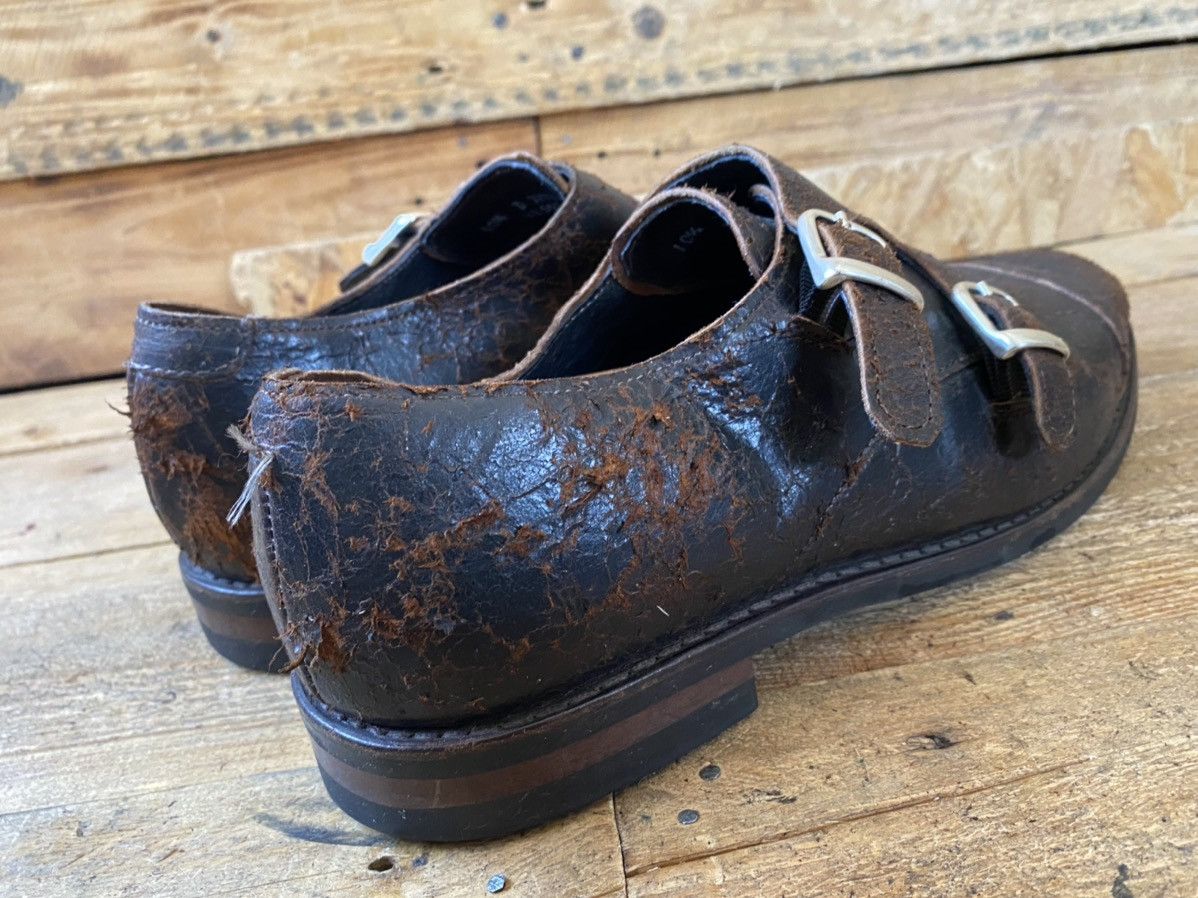 Allen Edmonds Allen edmond distressed double monk leather shoes sz10.5D Size US 10.5 / EU 43-44 - 9 Thumbnail