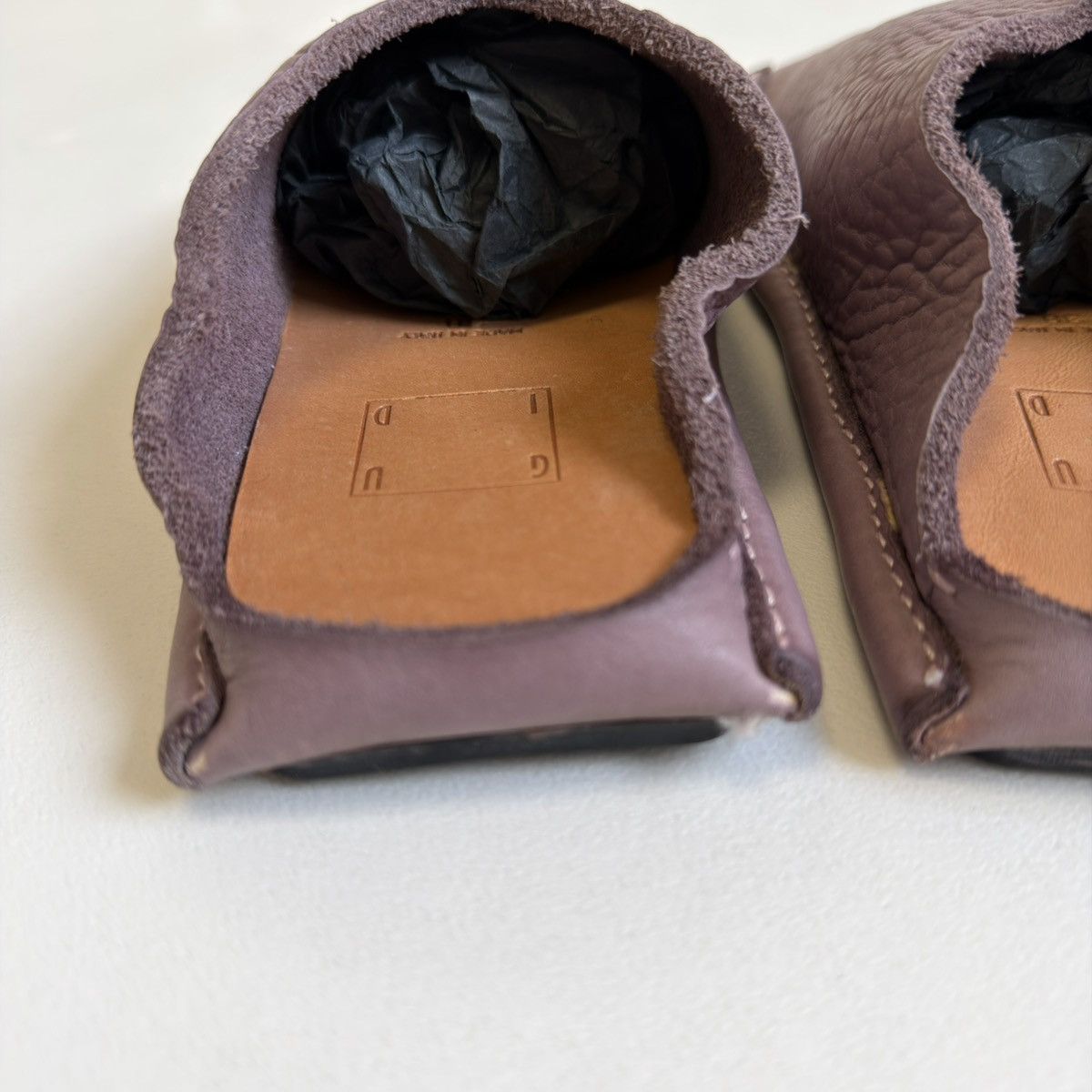Guidi ‘Violet Bison Leather’ Mule Shoes Size US 8 / IT 38 - 15 Thumbnail