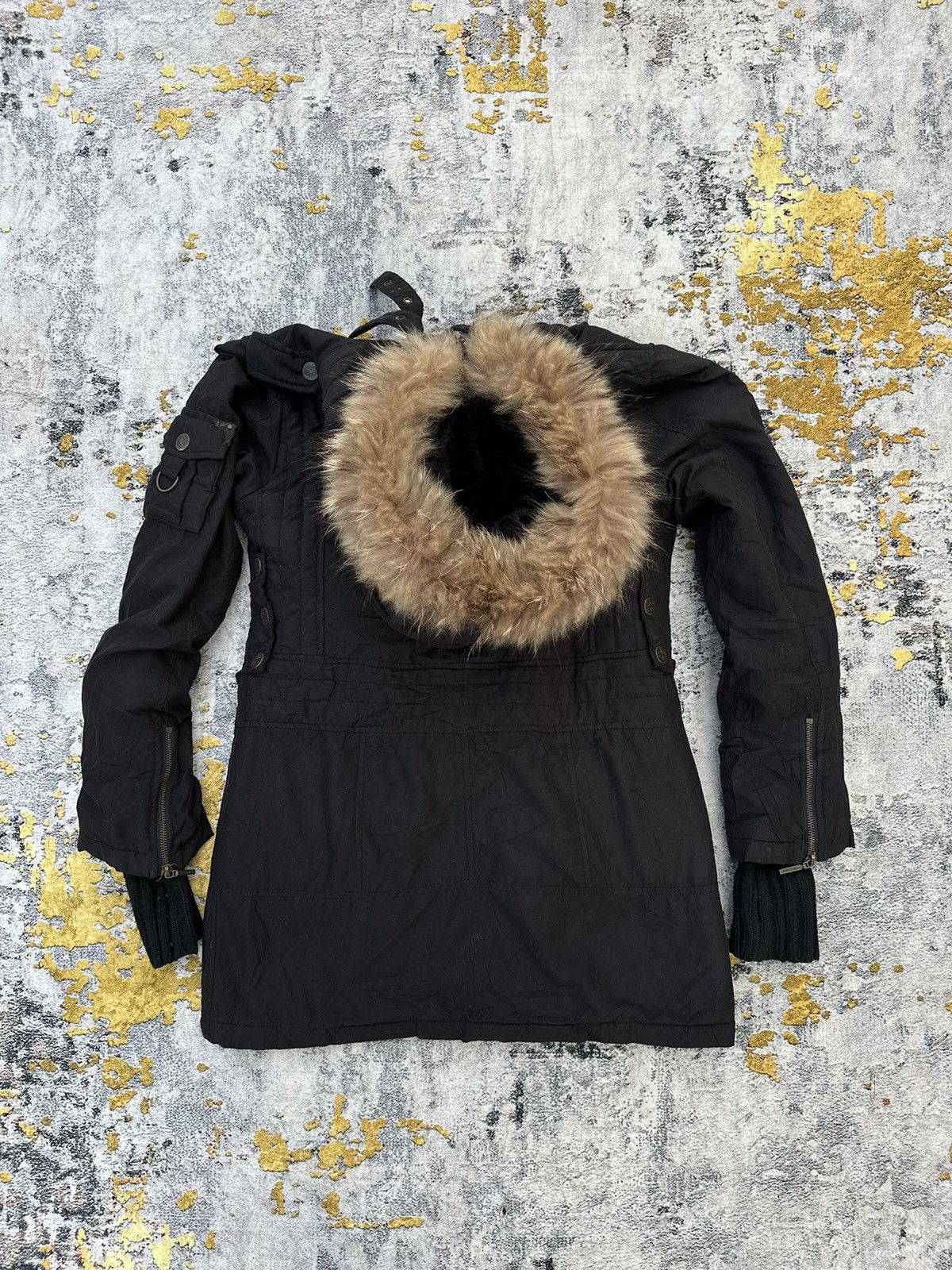 14th Addiction FAUX FUR BONDAGE JACKET Playboi Carti Style Archive LGB Size US M / EU 48-50 / 2 - 10 Thumbnail