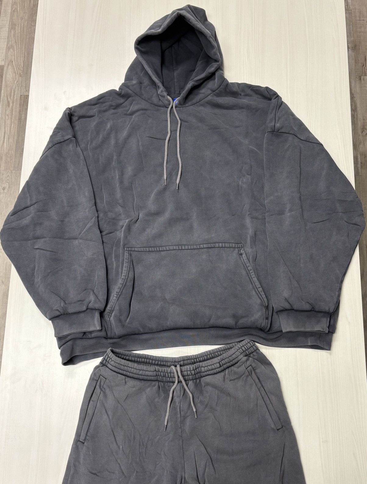YZY x GAP Poetic Black Hoodie & Sweatpants