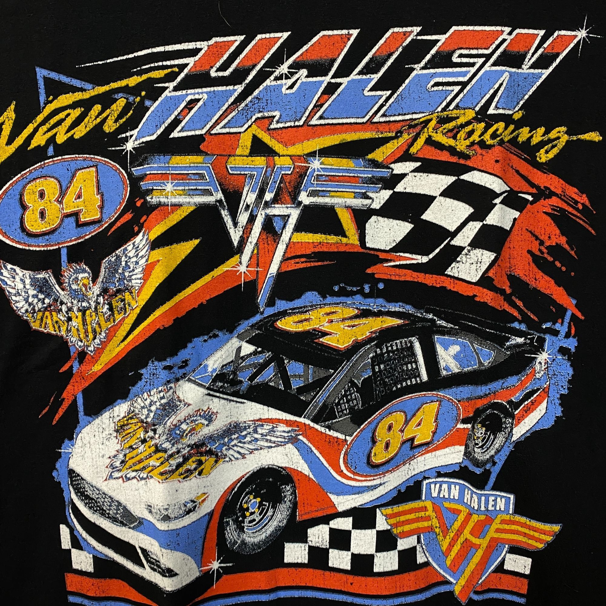 NASCAR Van Halen Nascar Racing Car Graphic Design T-Shirt Large Size US L / EU 52-54 / 3 - 2 Thumbnail