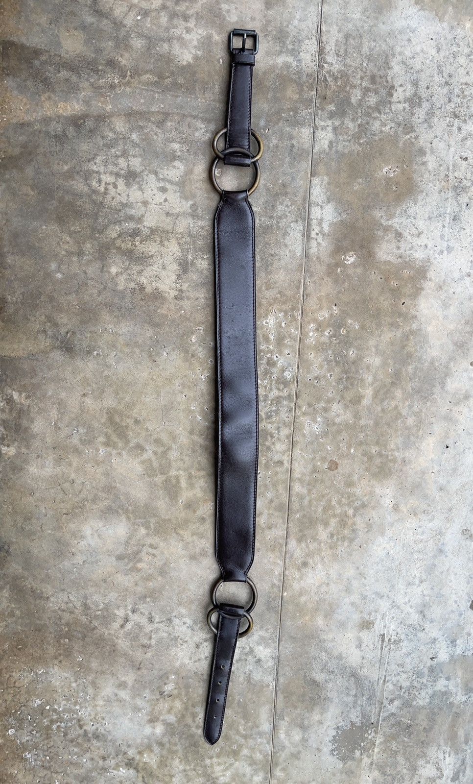 Hermes × Vintage Hermes Paris Leather Belt Size ONE SIZE - 2 Thumbnail