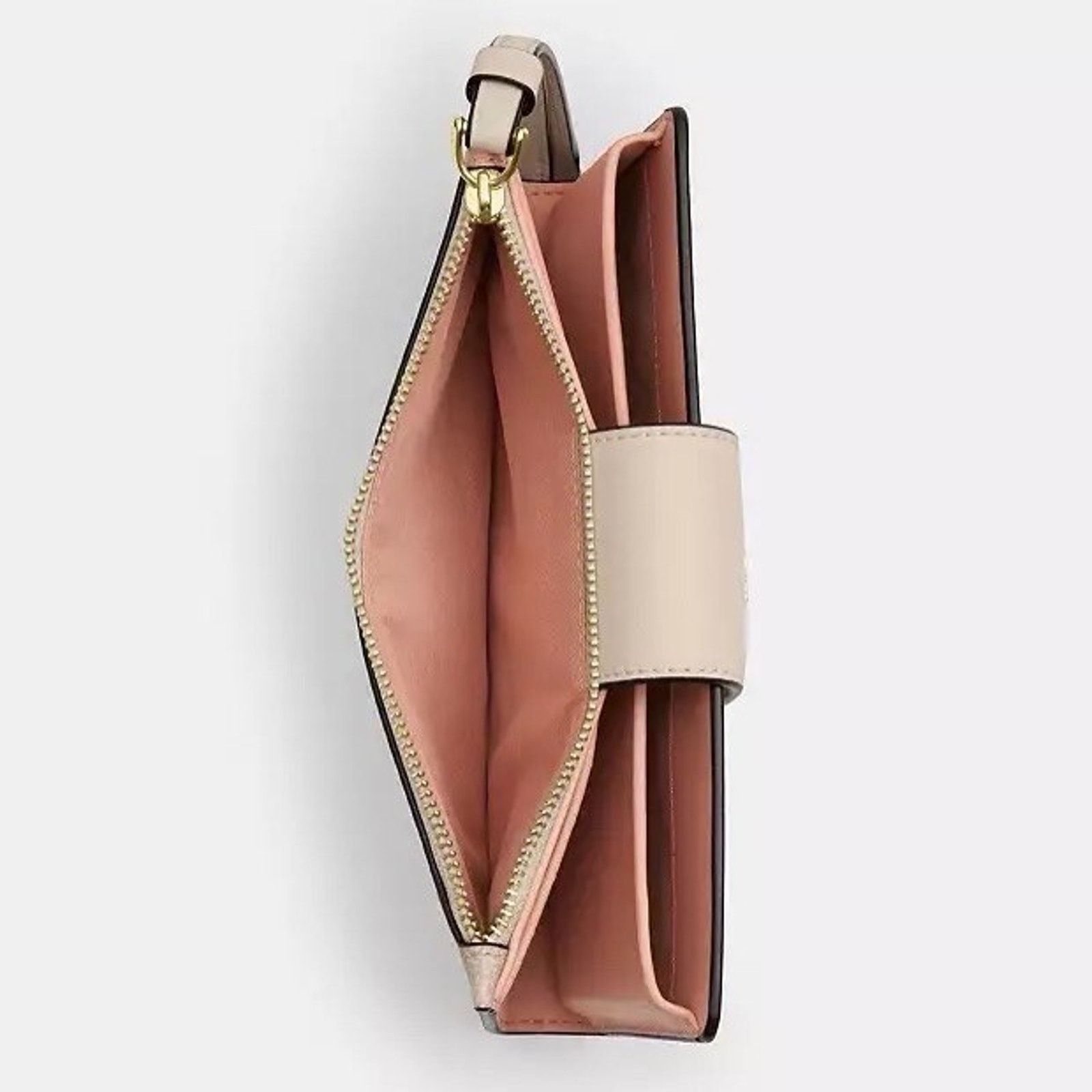 Coach NWT Coach Phone Tech Wallet Floral Print CAR11 Gold/Sand Size ONE SIZE - 9 Thumbnail
